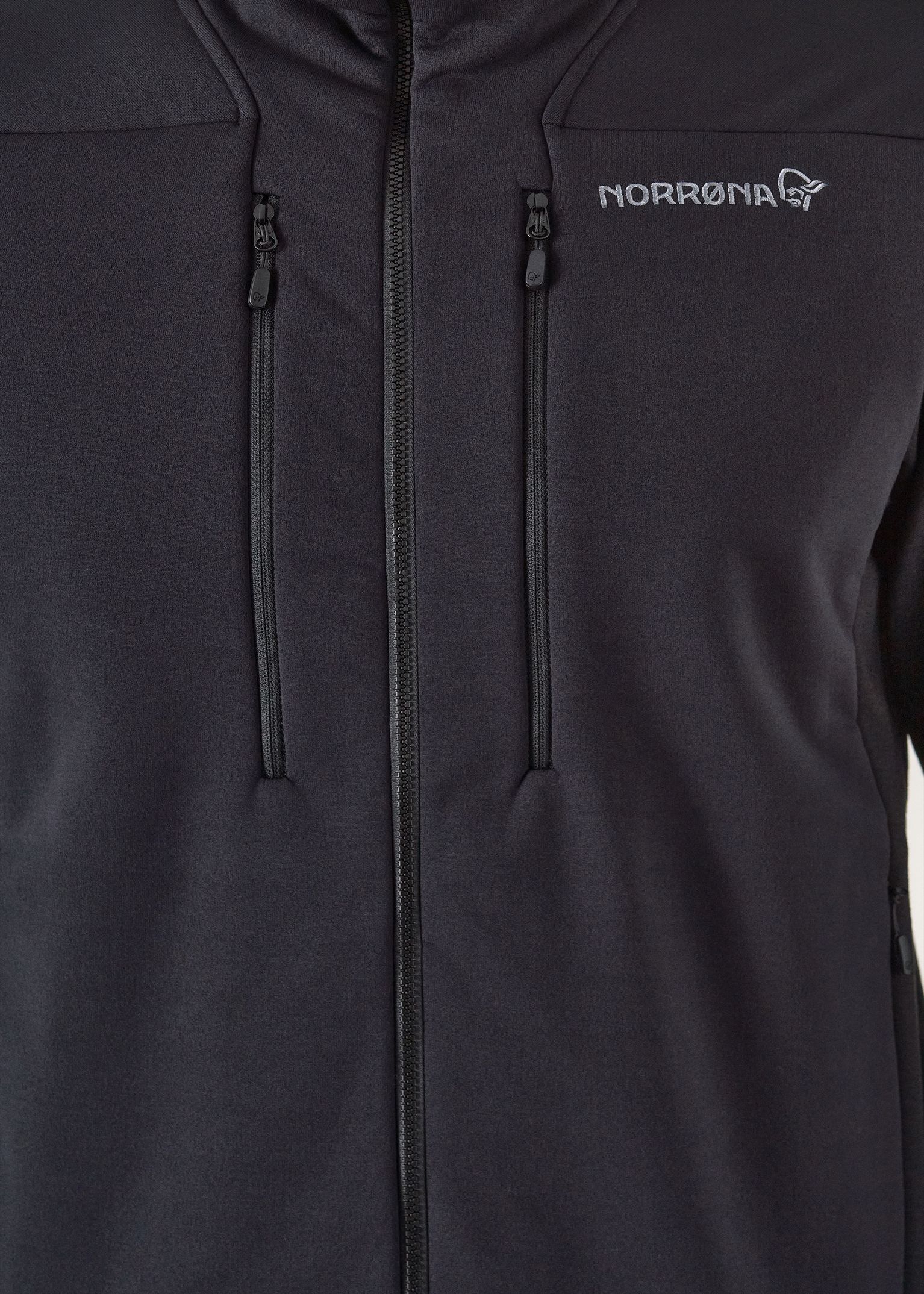 Zipped chest pockets   