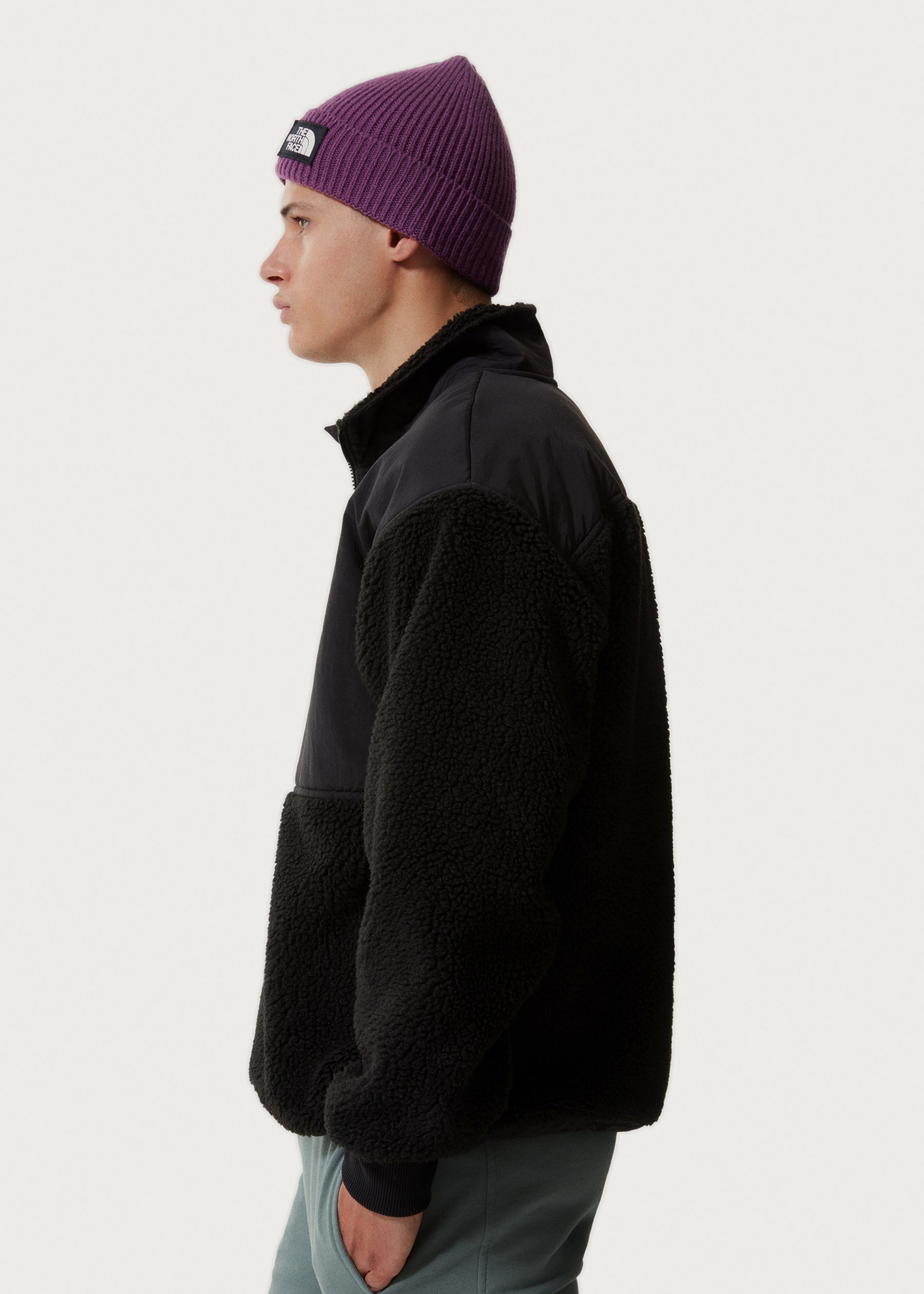 Image - 1 - Platte High Pile Fleece 1/4 Zip Neck