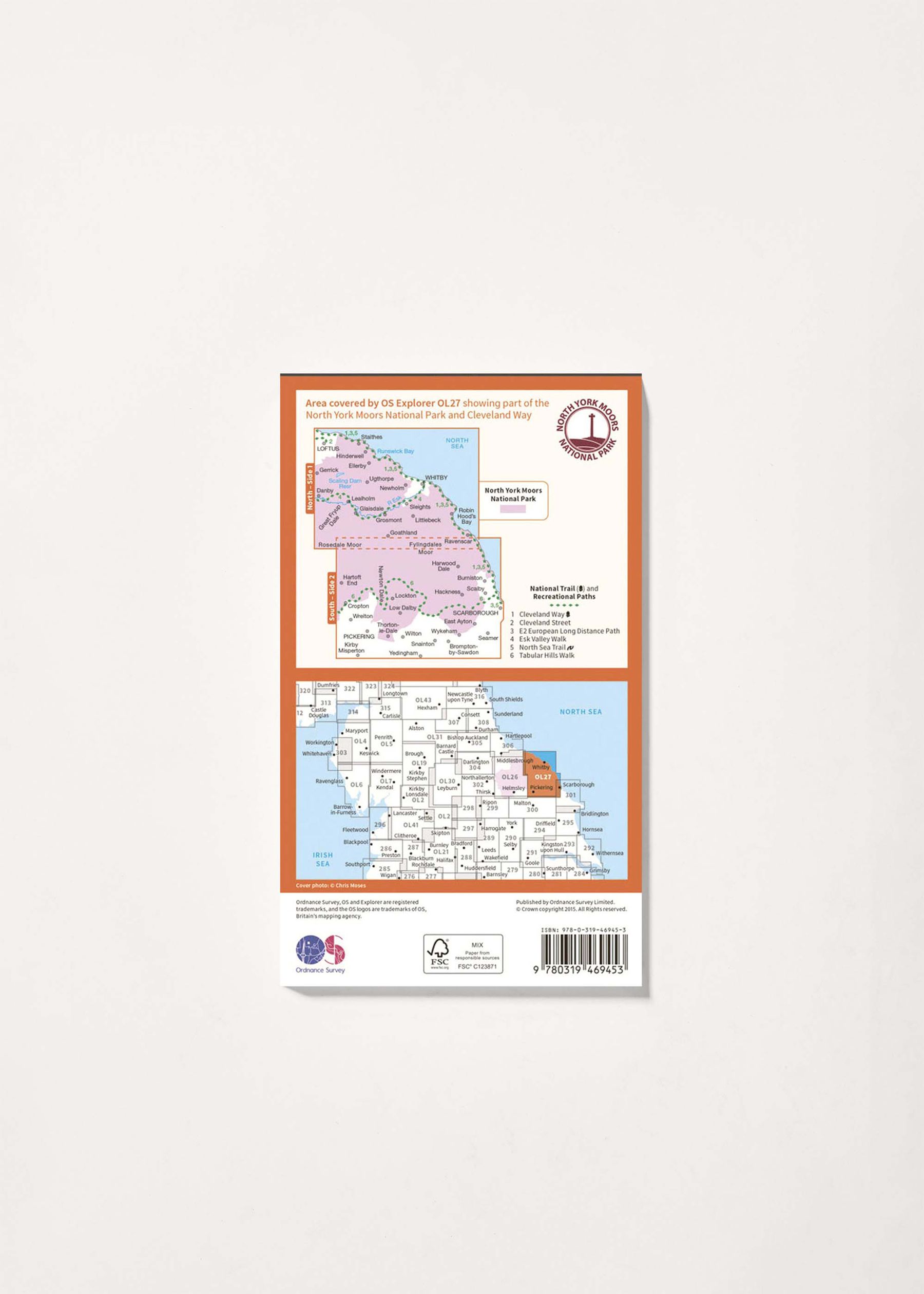 Image - 2 - North York Moors - Eastern Area - OS Explorer Active OL27 Map