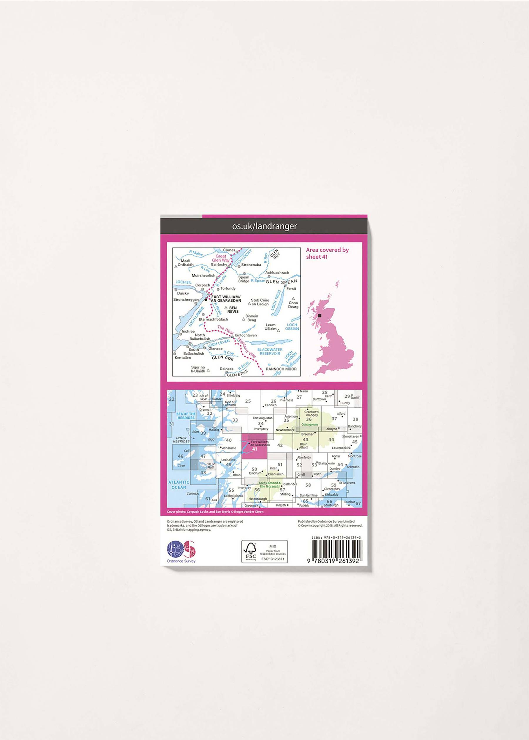Image - 2 - Ben Nevis, Fort William & Glen Coe - Landranger 41 Map