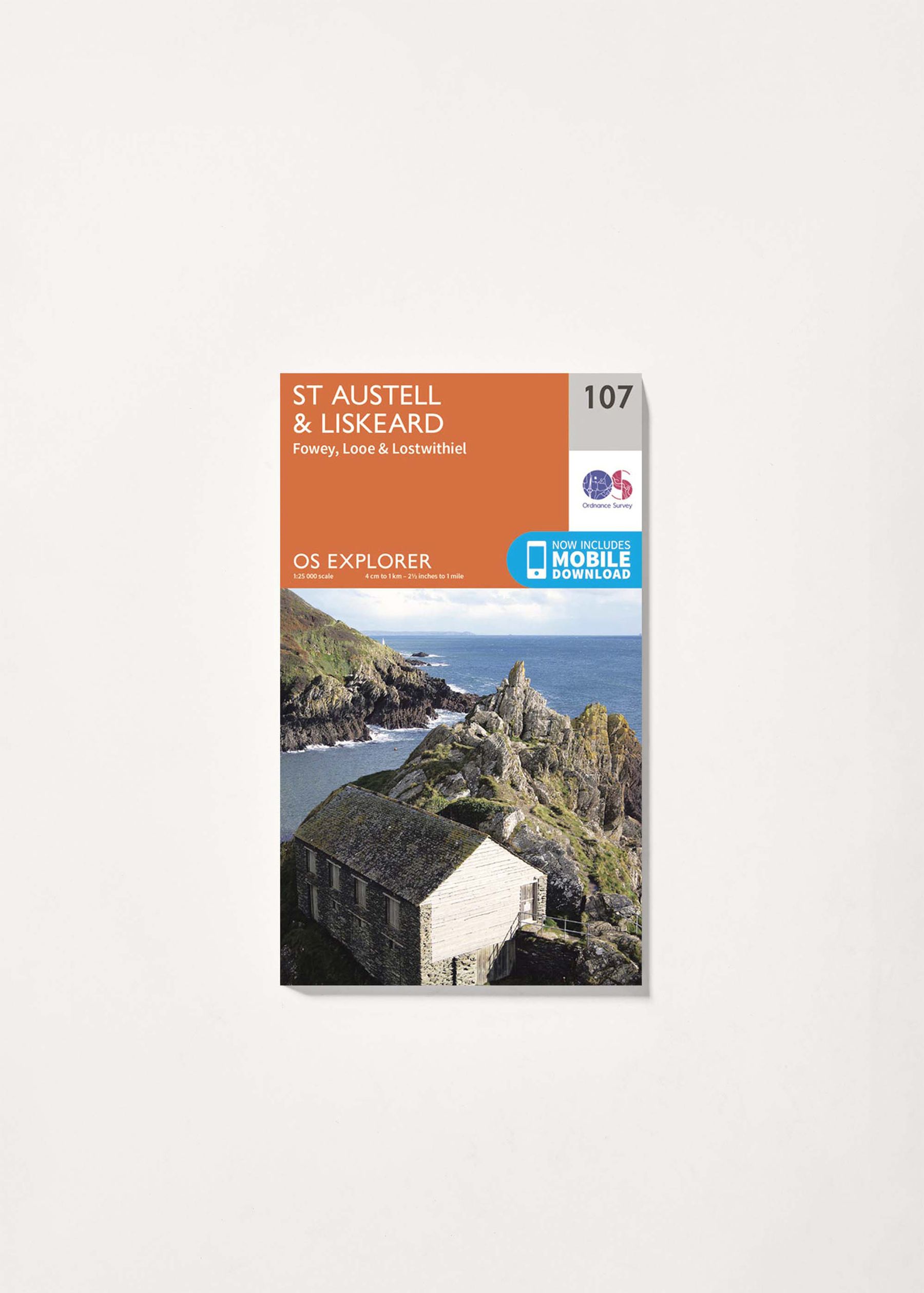 Image - 1 - St Austell, Liskeard, Fowey, Looe & Lostwithiel - OS Explorer 107 Map
