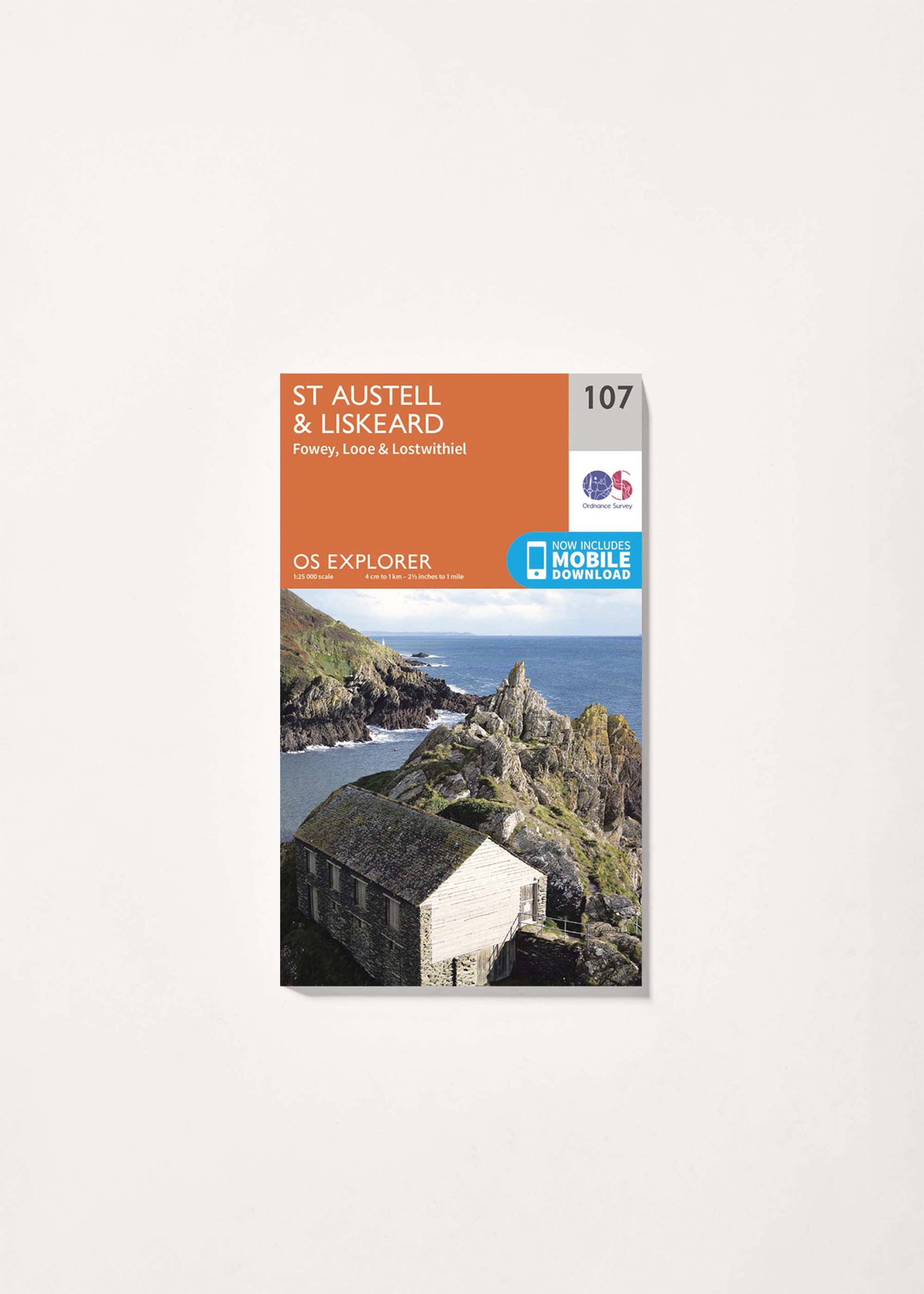 Image - 3 - St Austell, Liskeard, Fowey, Looe & Lostwithiel - OS Explorer 107 Map