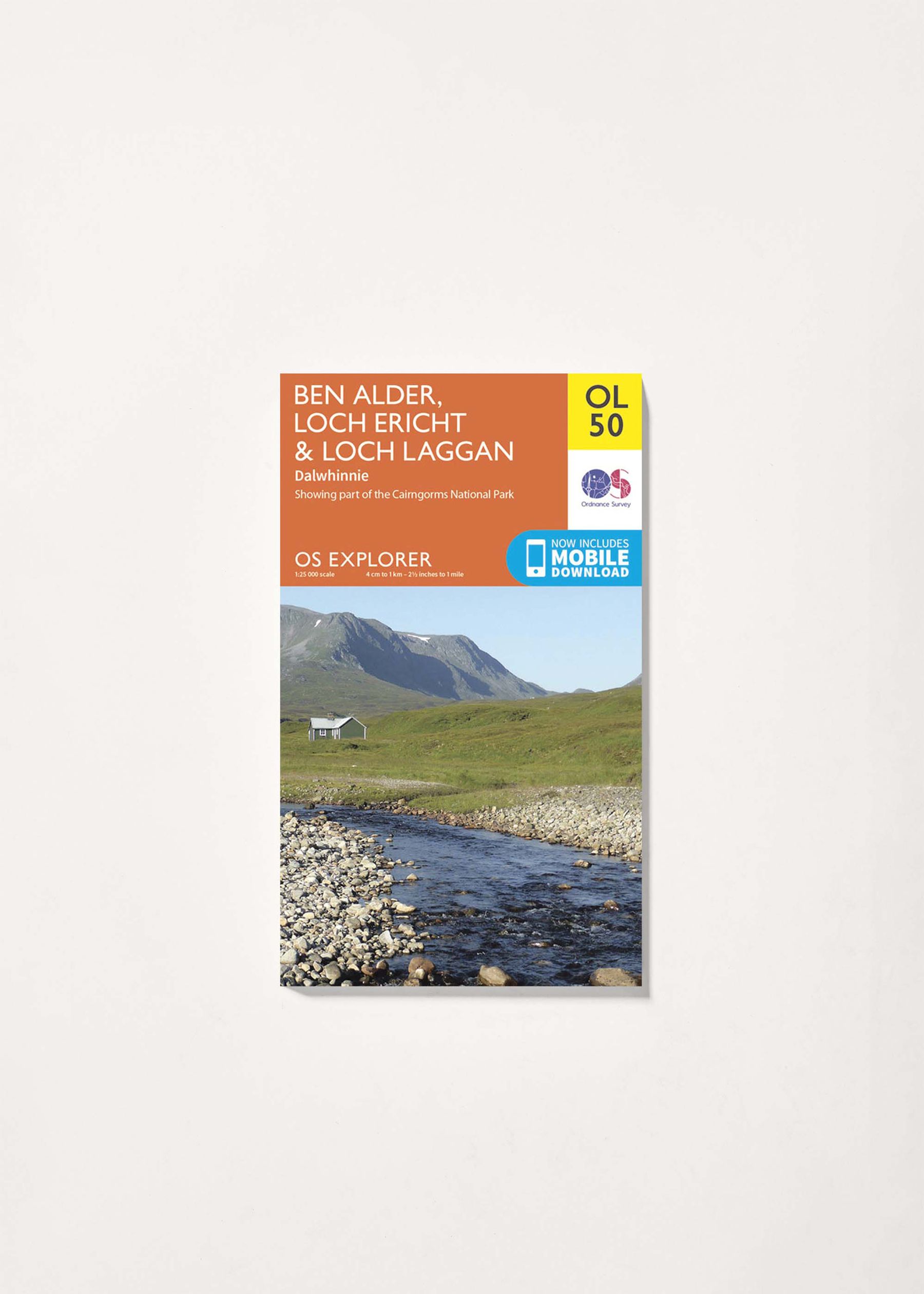 Image - 1 - Ben Alder, Loch Ericht & Loch Laggan - OS Explorer OL50 Map