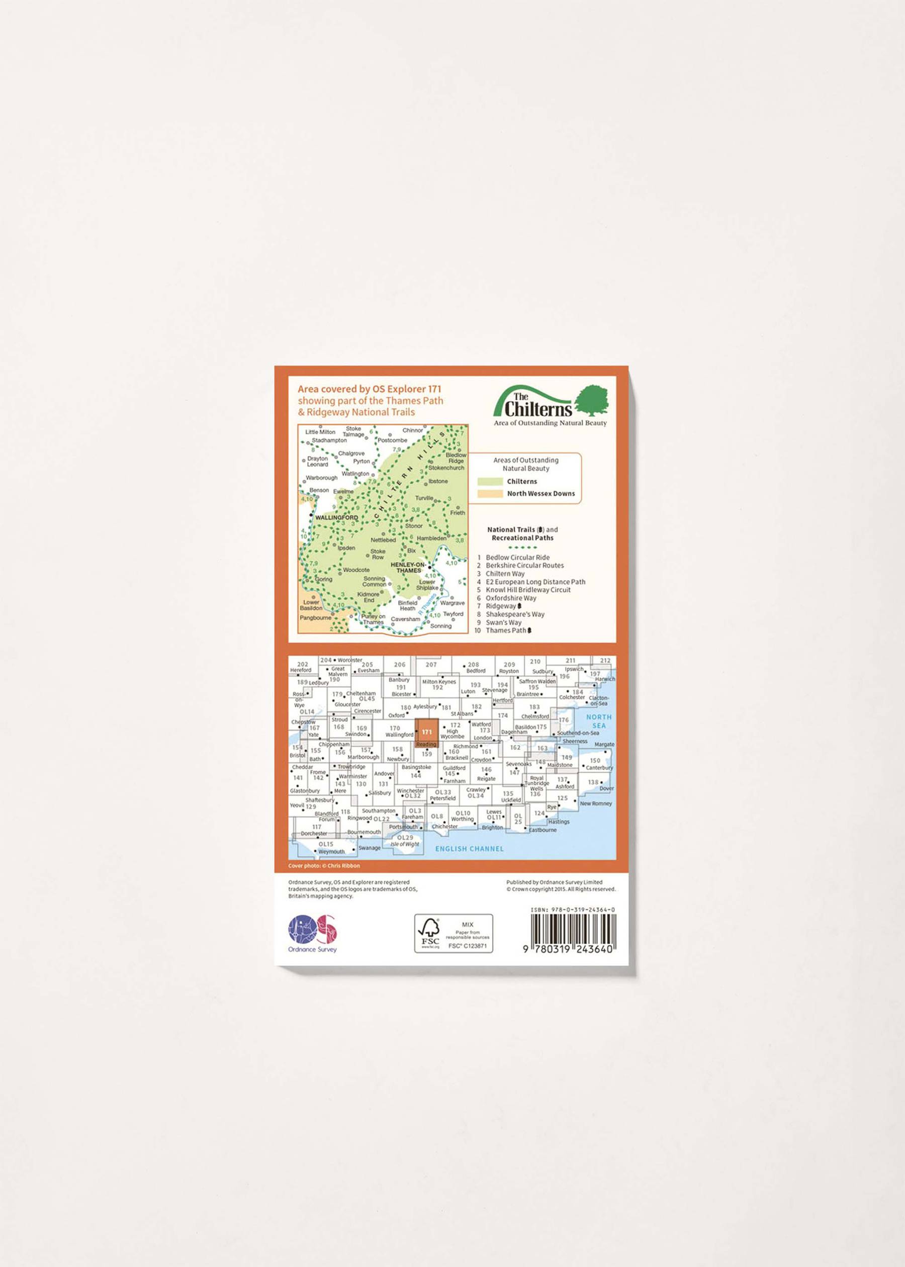 Image - 2 - Chiltern Hills West - OS Explorer 171 Map