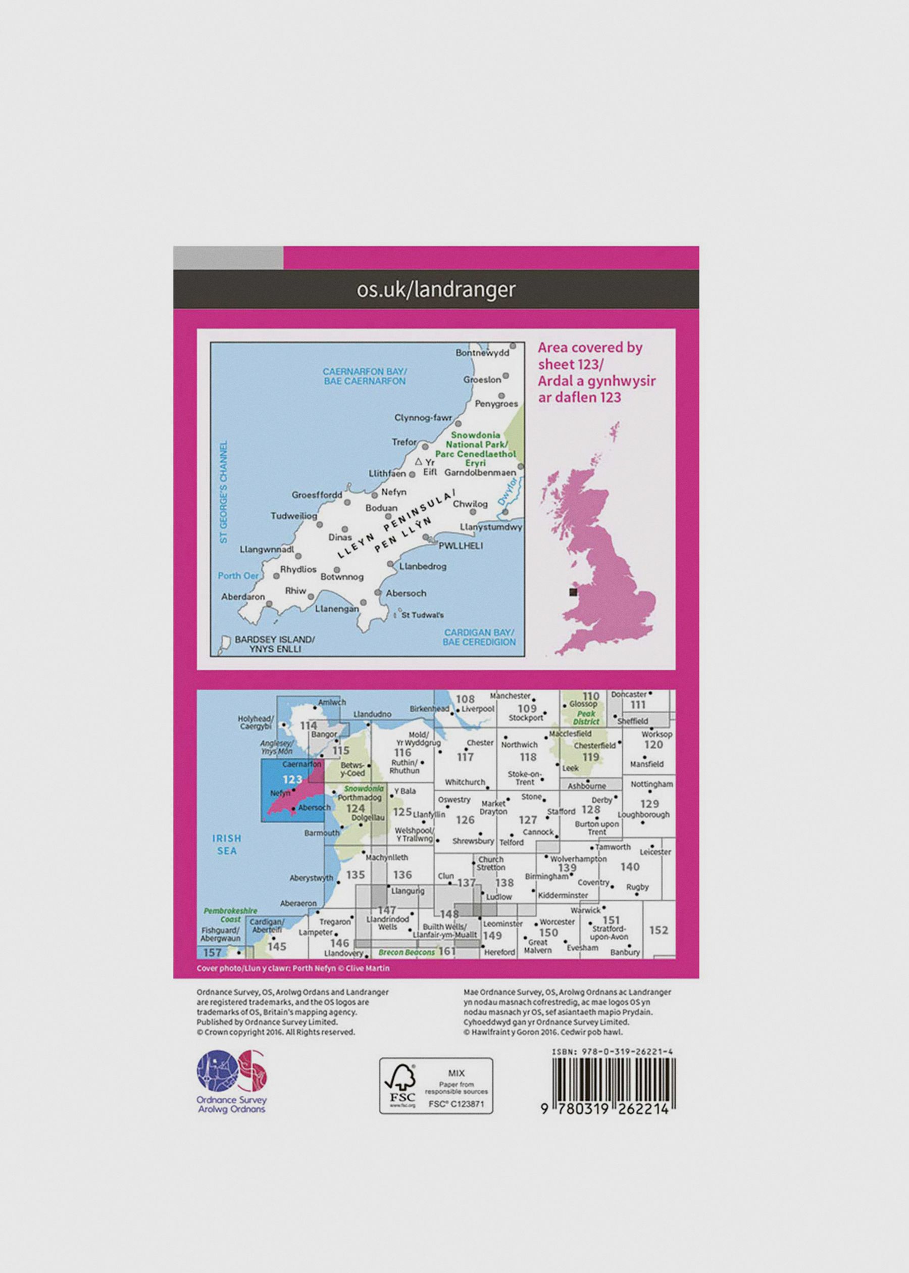 Image - 2 - Lleyn Peninsula - Landranger 123 Map