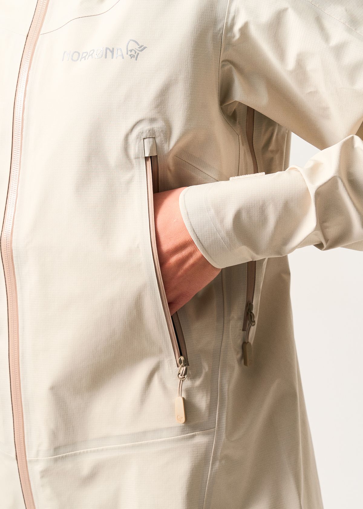 Harness compatible hand pockets