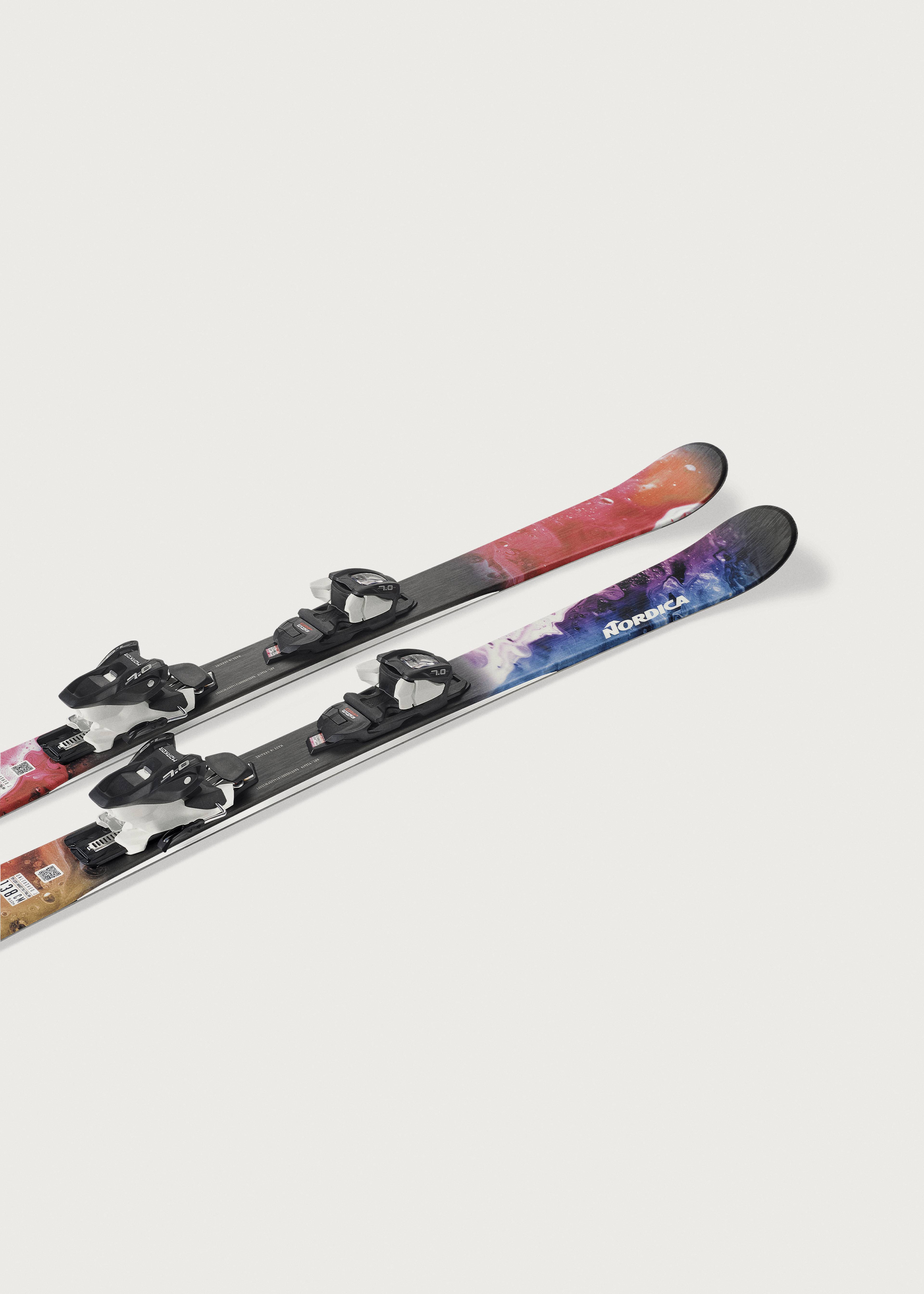 Nordica Unleashed JR Skis + 4.5 FDT Bindings