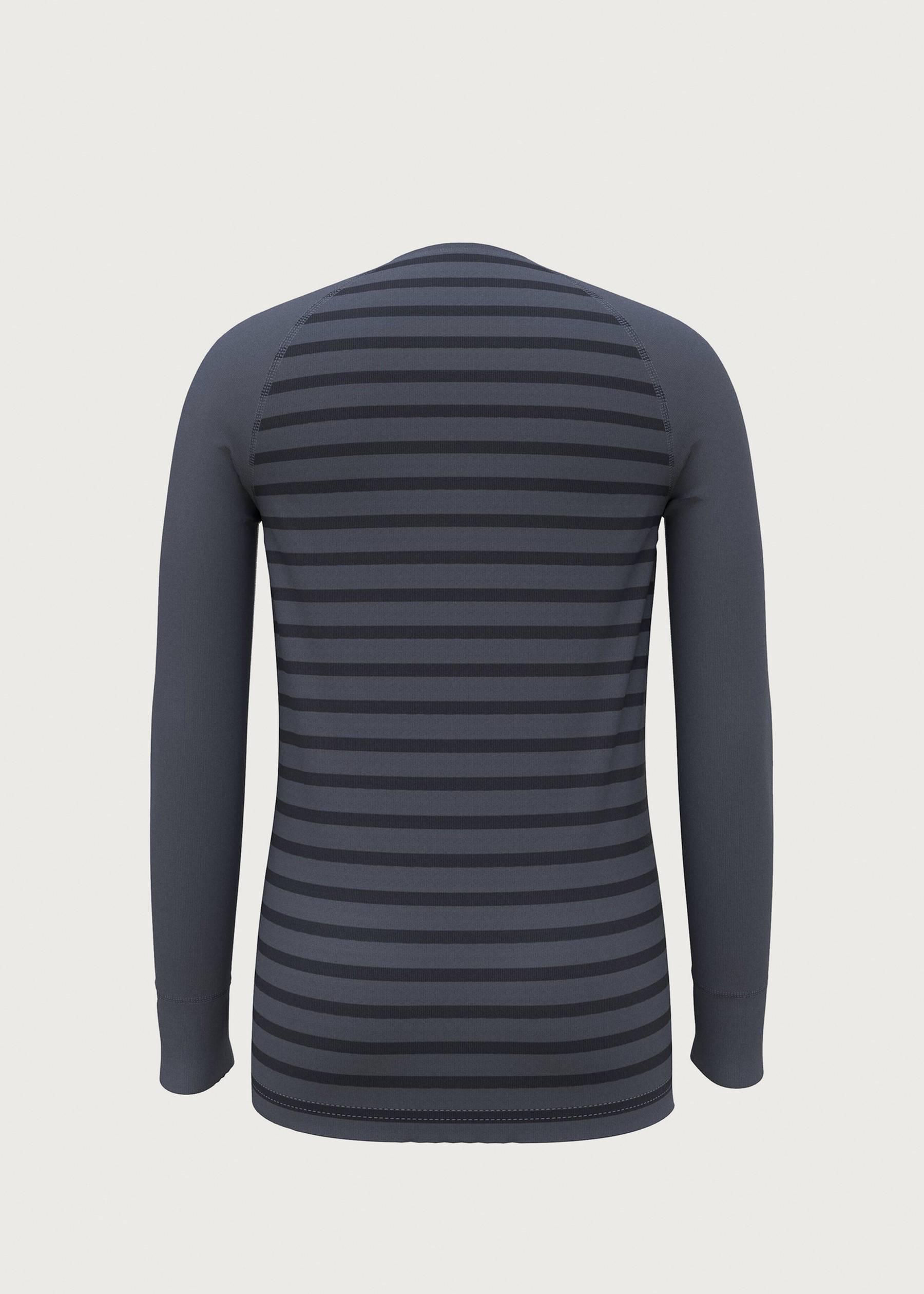 Image - 2 - Active Warm Eco Stripe Kids' Long Sleeve Crew Neck