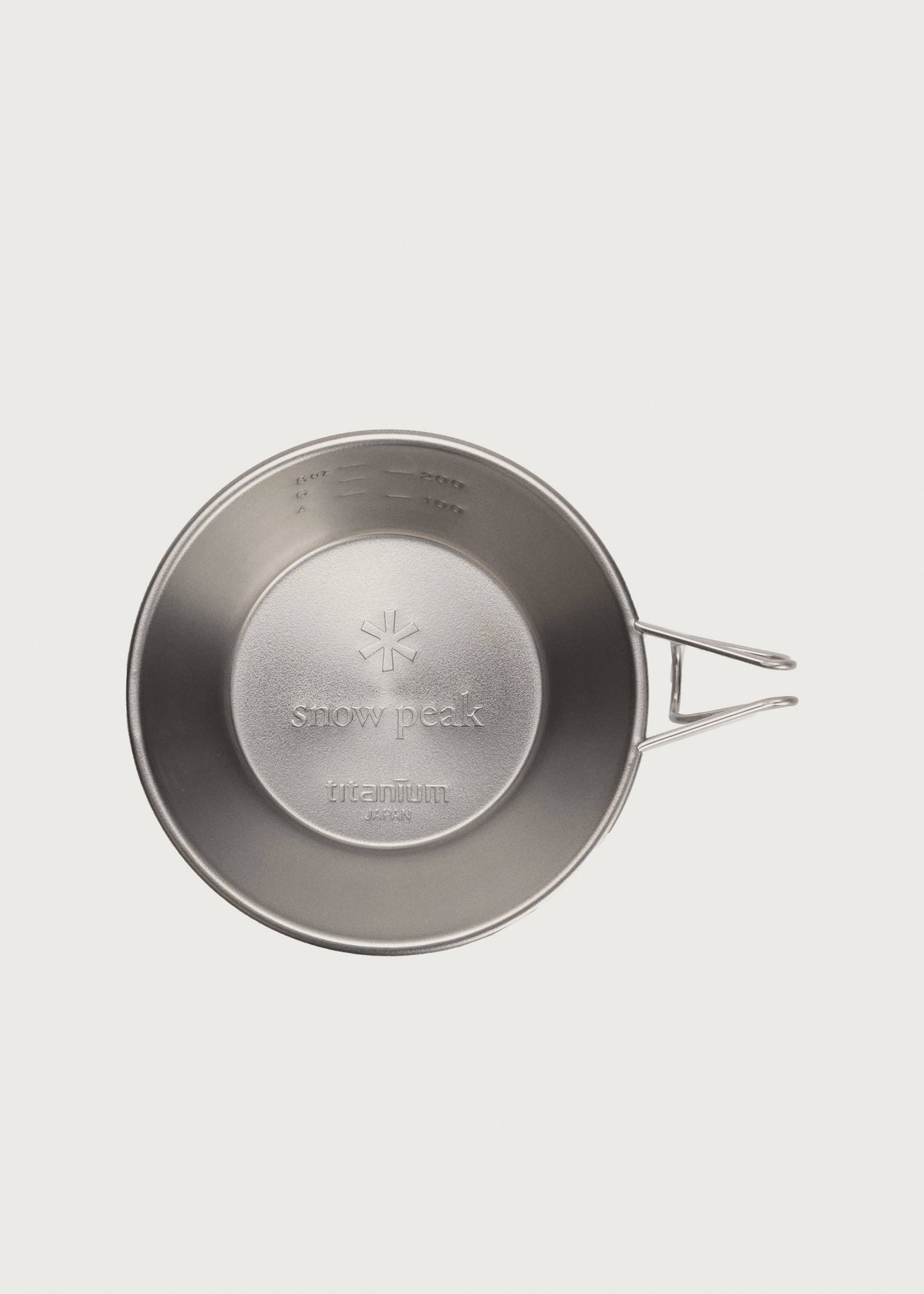 Snow Peak Bacchette In Titanio SCT-115 – Leggere 22 G, Custodia Inclusa, Per Campeggio E Uso Quotidiano, Colore Argento