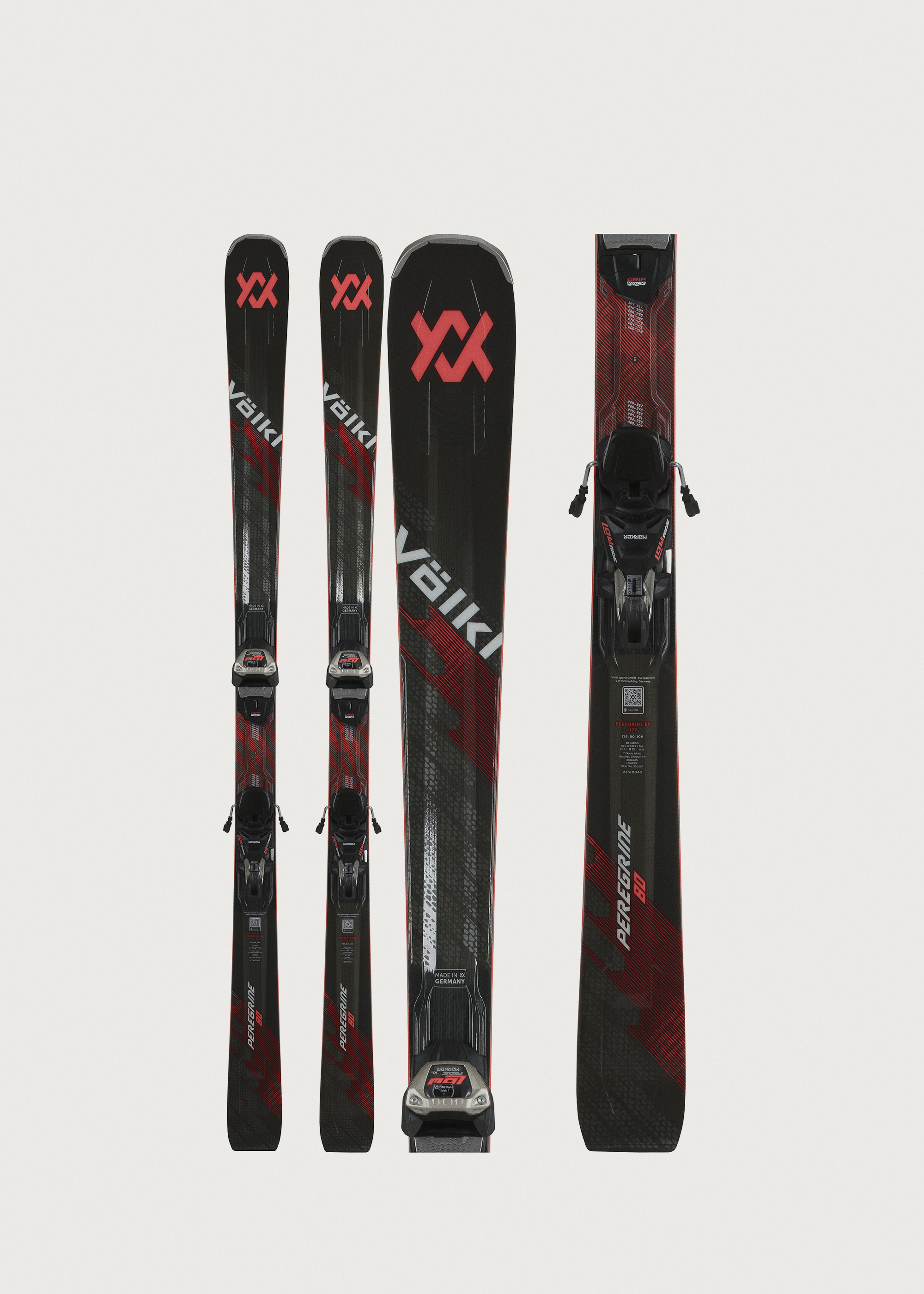 Volkl Peregrine 80 Skis + Lowride 12 TCX GW Bindings