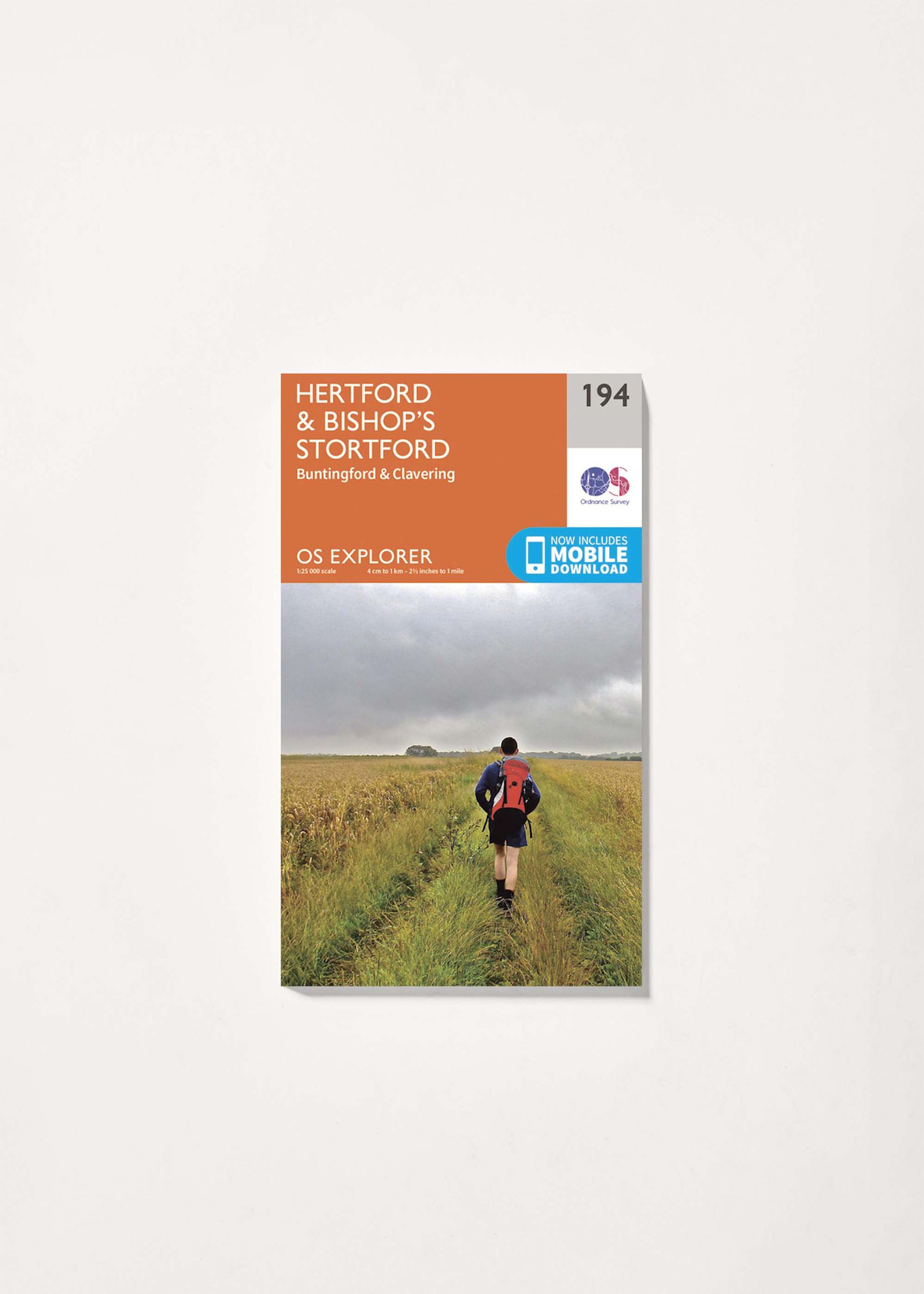 Image - 1 - Hertford & Bishop's Stortford - OS Explorer 194 Map