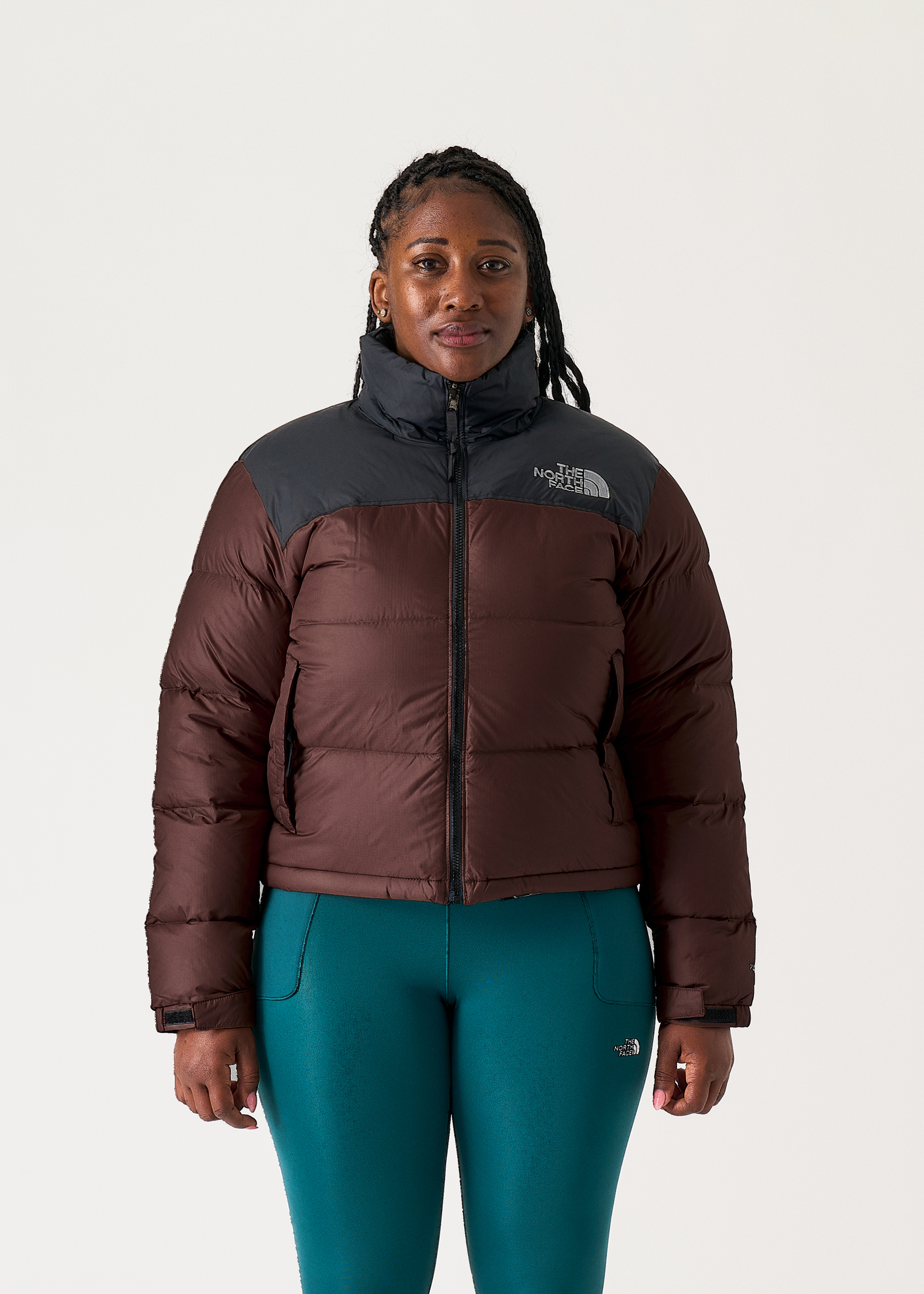 Brown Nuptse Jacket North Face Women's The North Face Womens