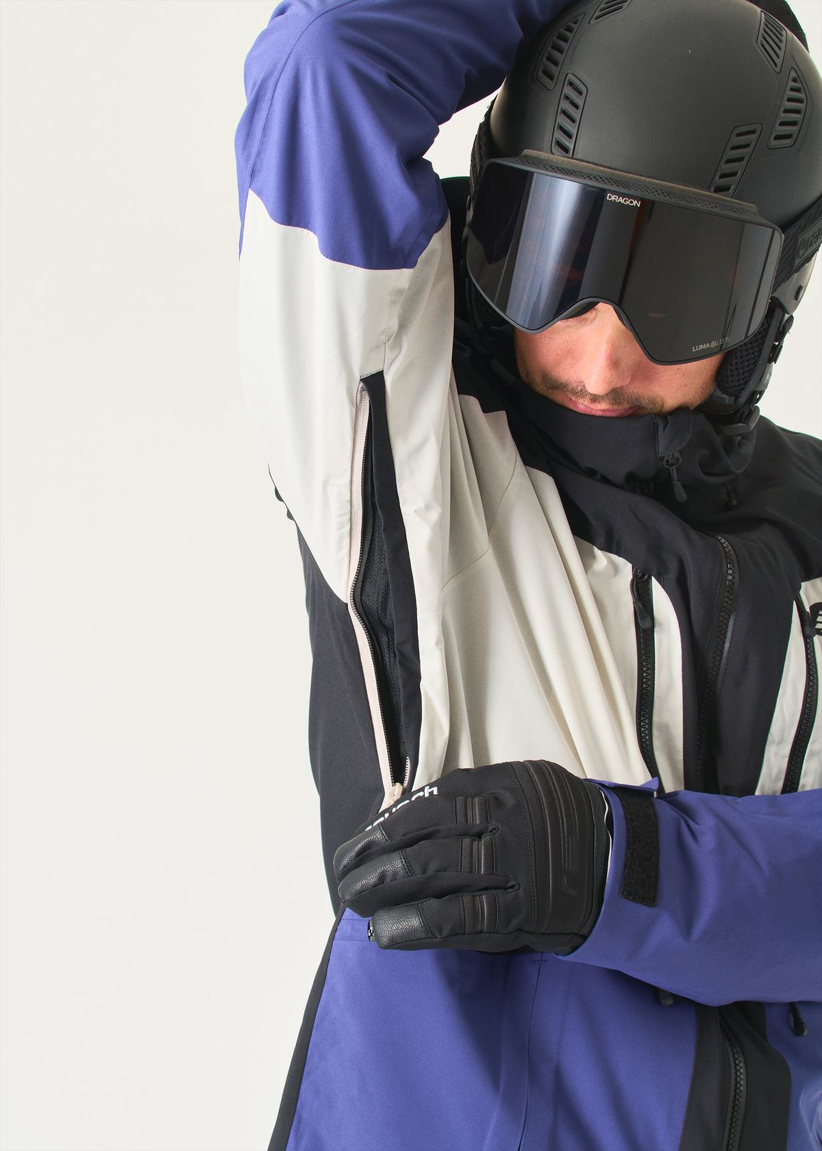 Underarm Venting Zips