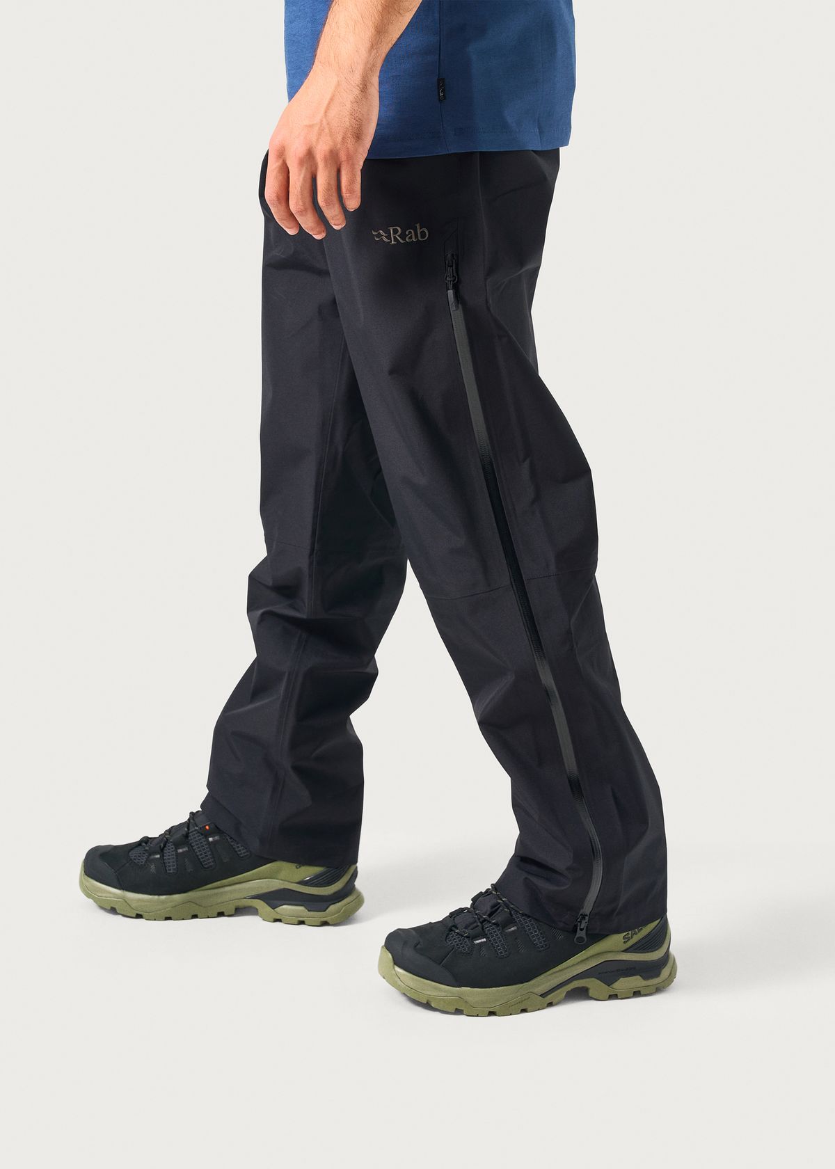 Three-quarter length side zips