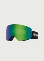R1 Icon Green / Lumalens Green Ionized + Lumalens Amber Goggles