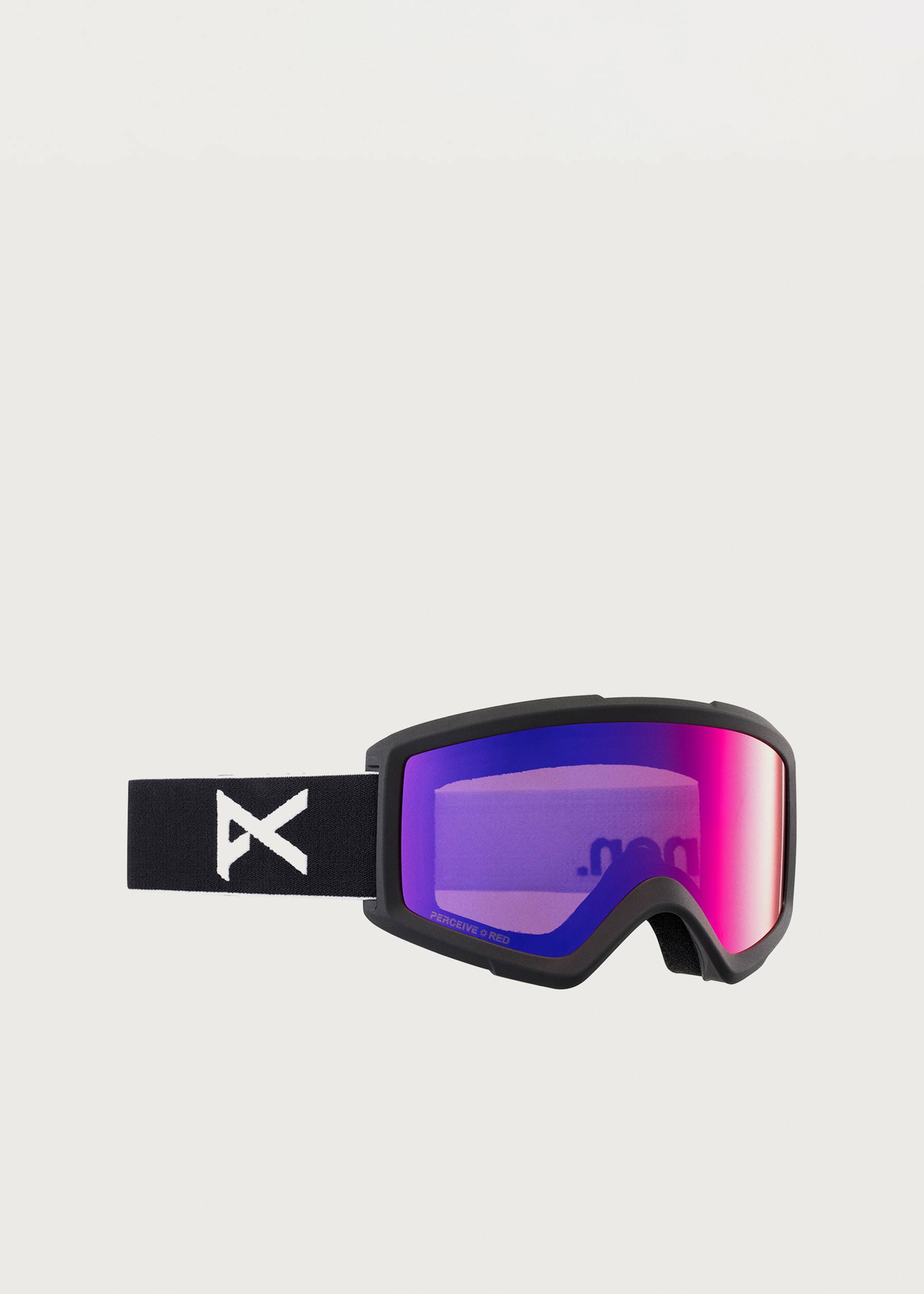 Image - 2 - Helix 2.0 Black / Perceive Sunny Red + Amber Goggles