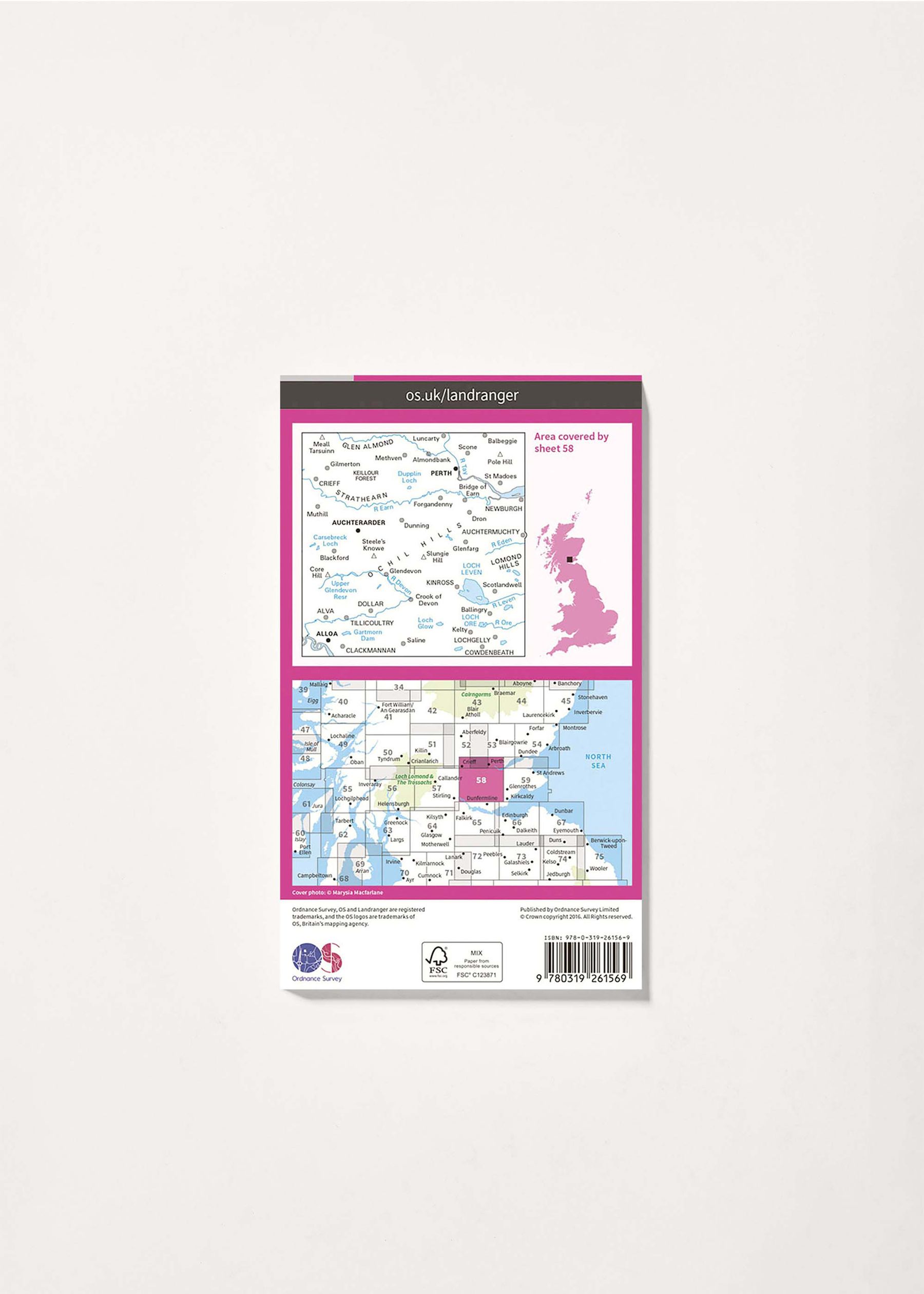Image - 2 - Perth to Alloa, Auchterarder - Landranger 58 Map