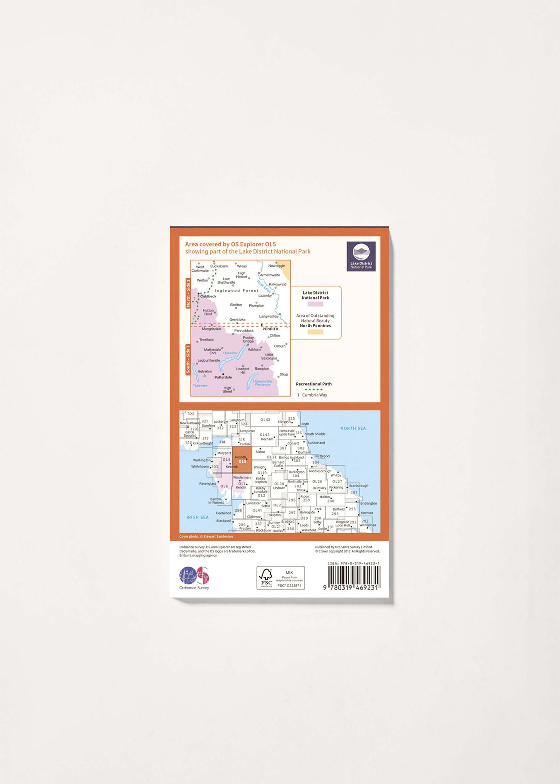 Image - 2 - The English Lakes - North Eastern Area - OS Explorer Active OL5 Map