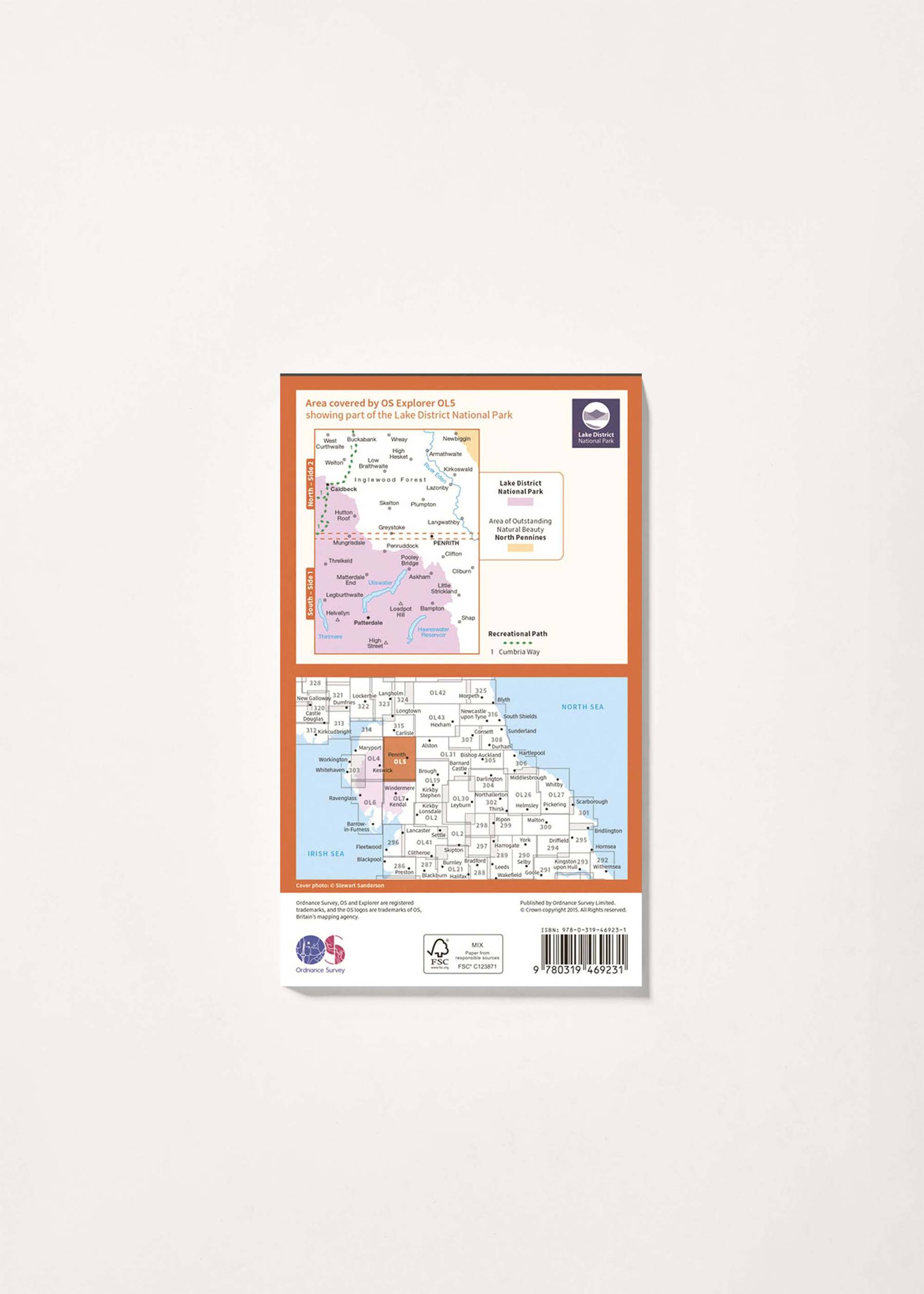 Image - 2 - The English Lakes - North Eastern Area - OS Explorer Active OL5 Map
