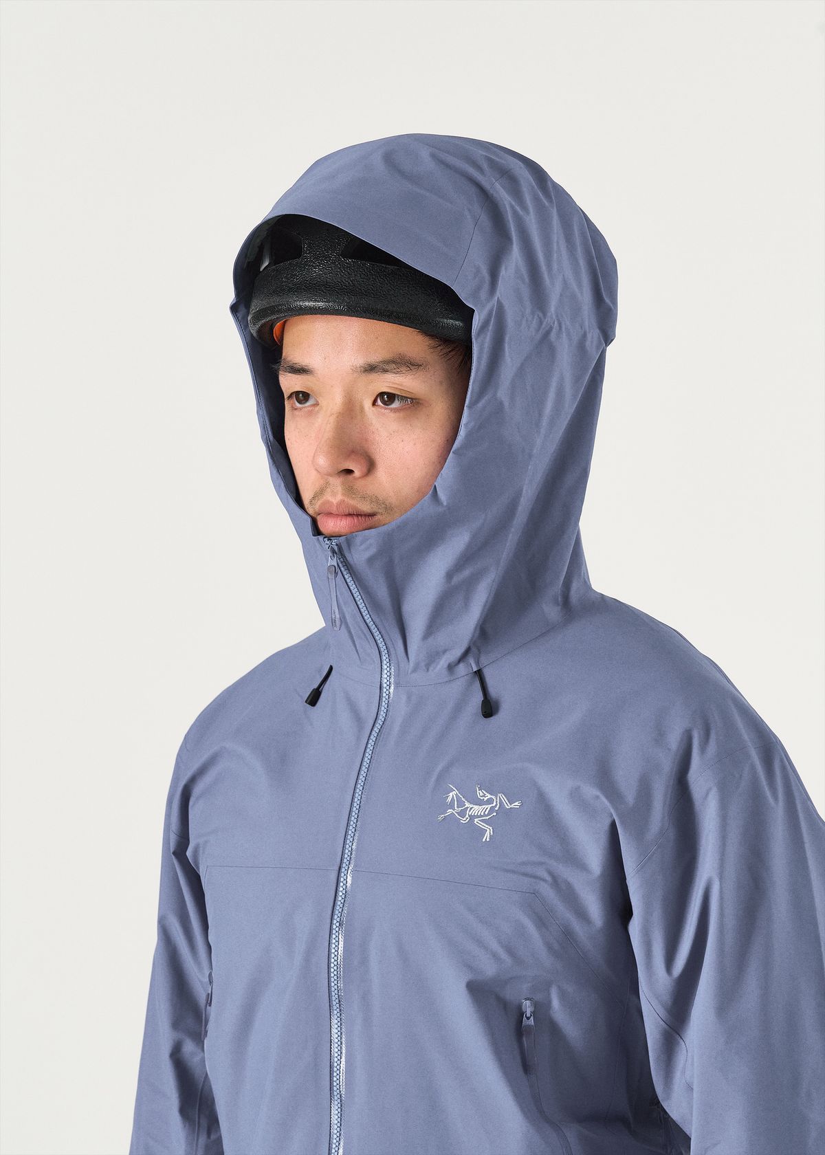 Adjustable helmet-compatible StormHood