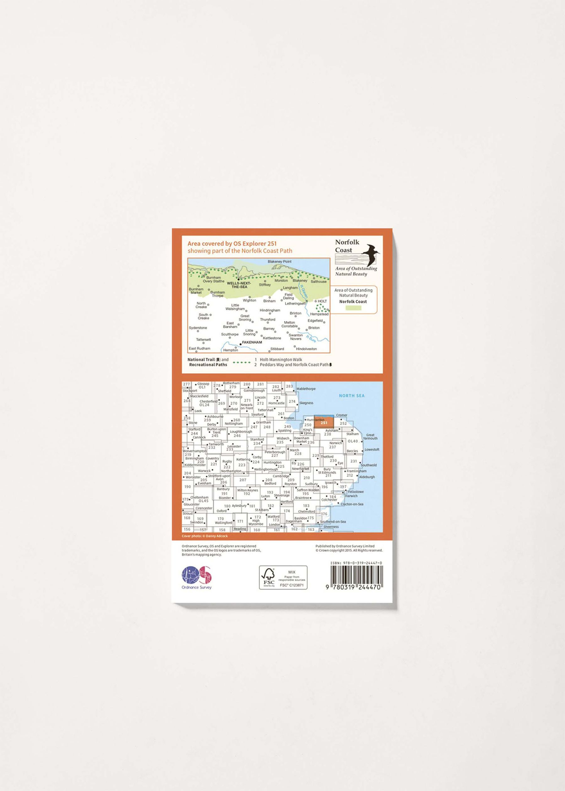 Image - 2 - Norfolk Coast Central - OS Explorer 251 Map