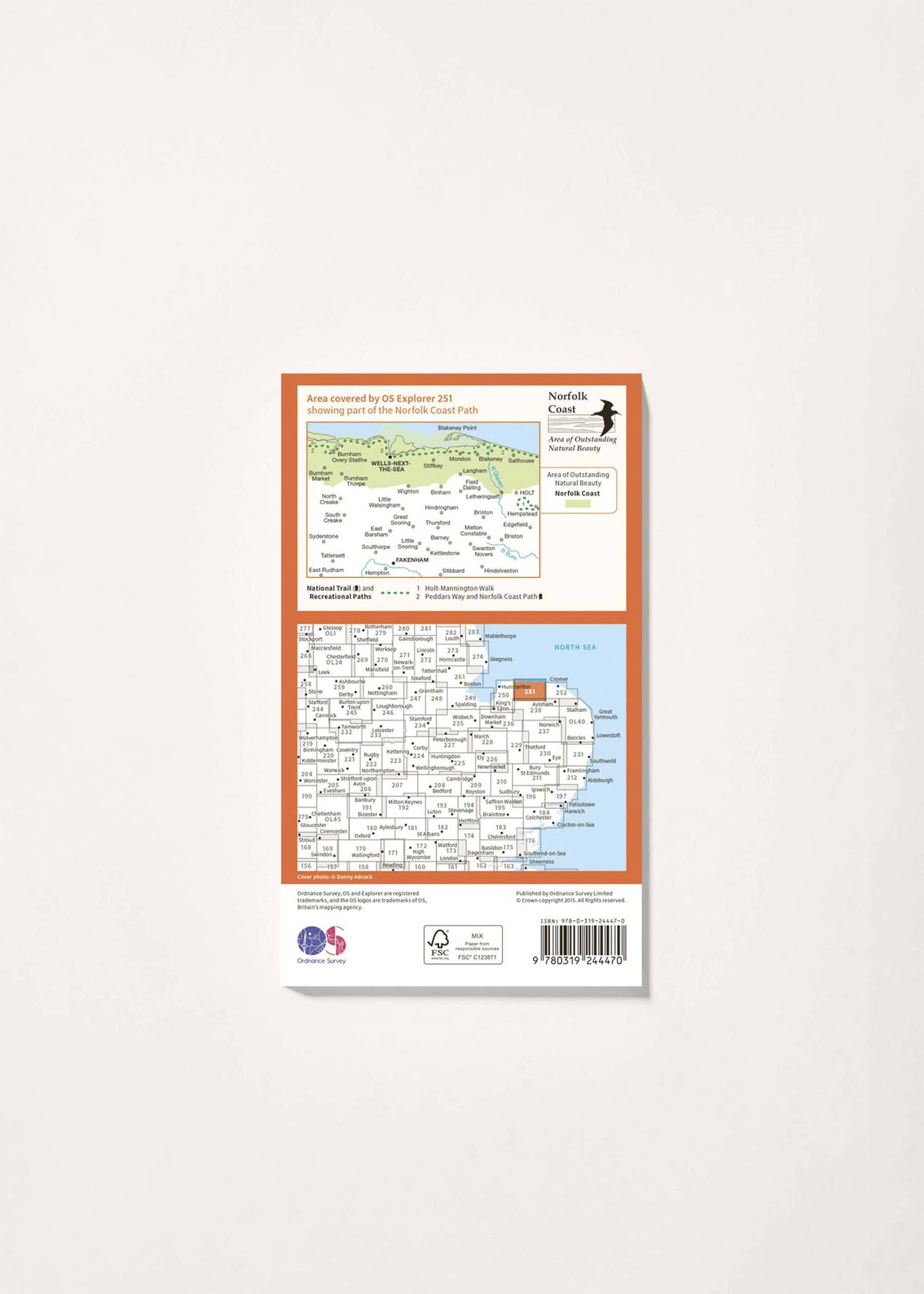 Image - 2 - Norfolk Coast Central - OS Explorer 251 Map