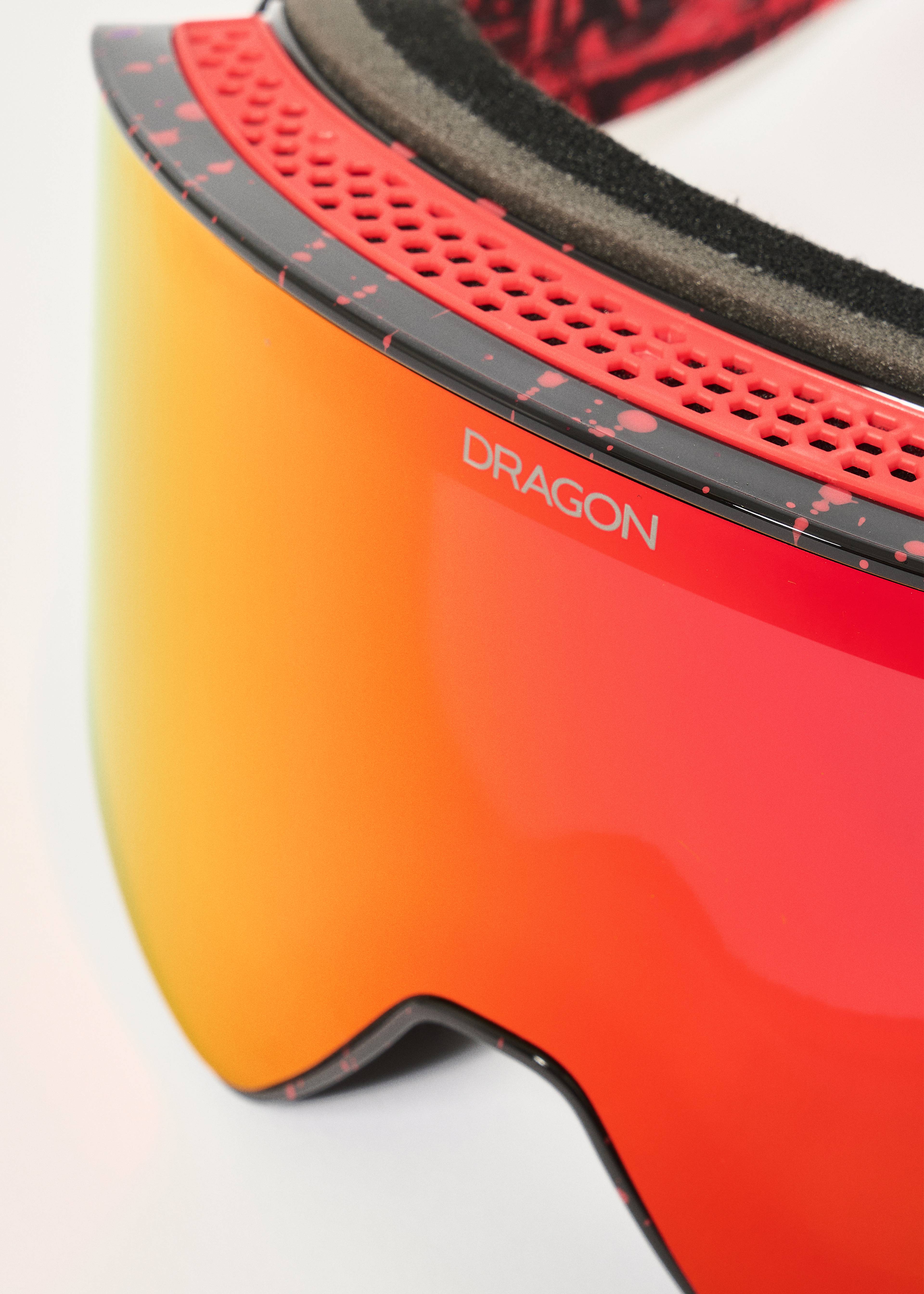 Dragon NFX2 Kaiju / Lumalens Red Ionized Goggles