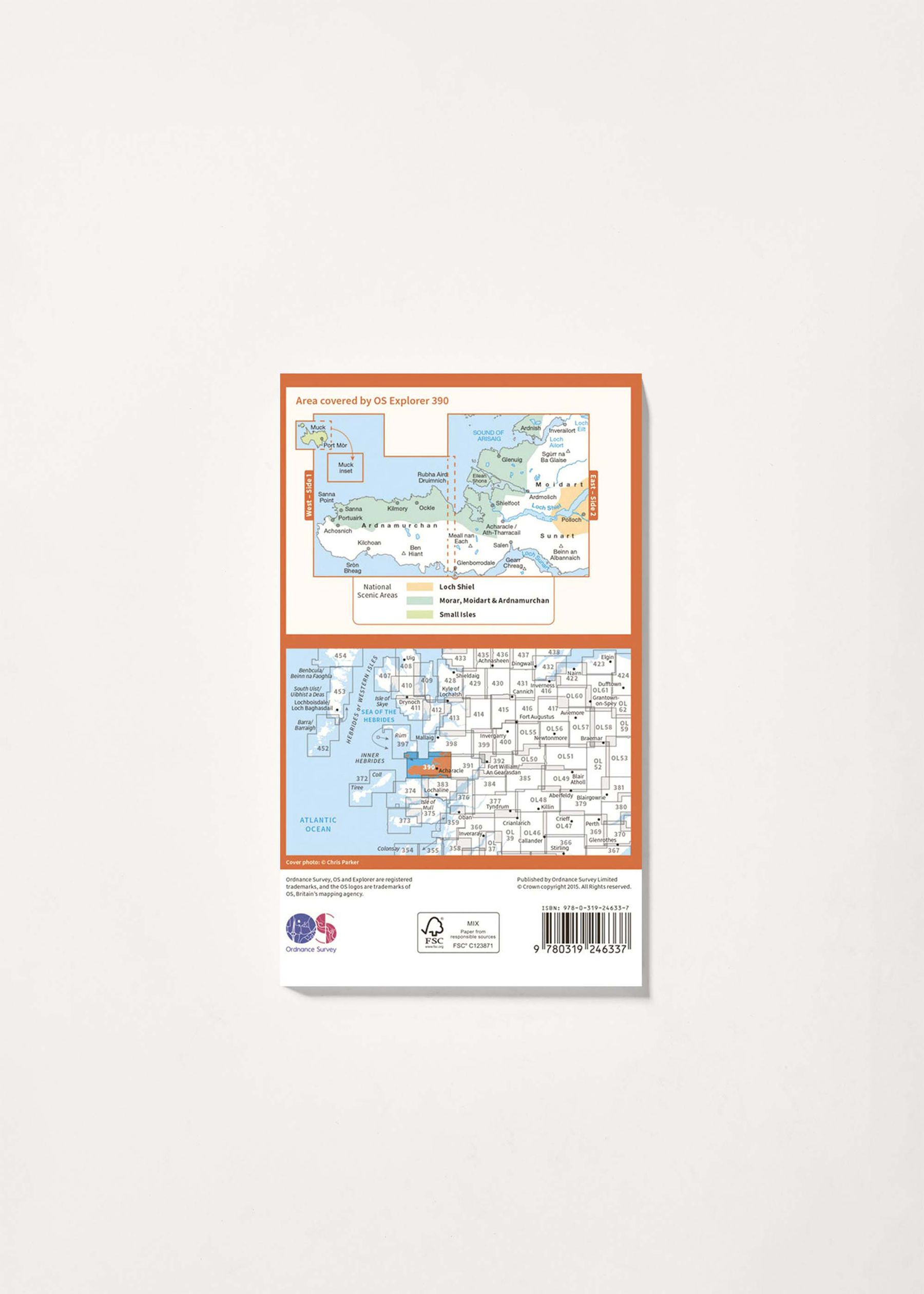 Image - 2 - Ardnamurchan, Moidart, Sunart & Loch Shiel - OS Explorer 390 Map