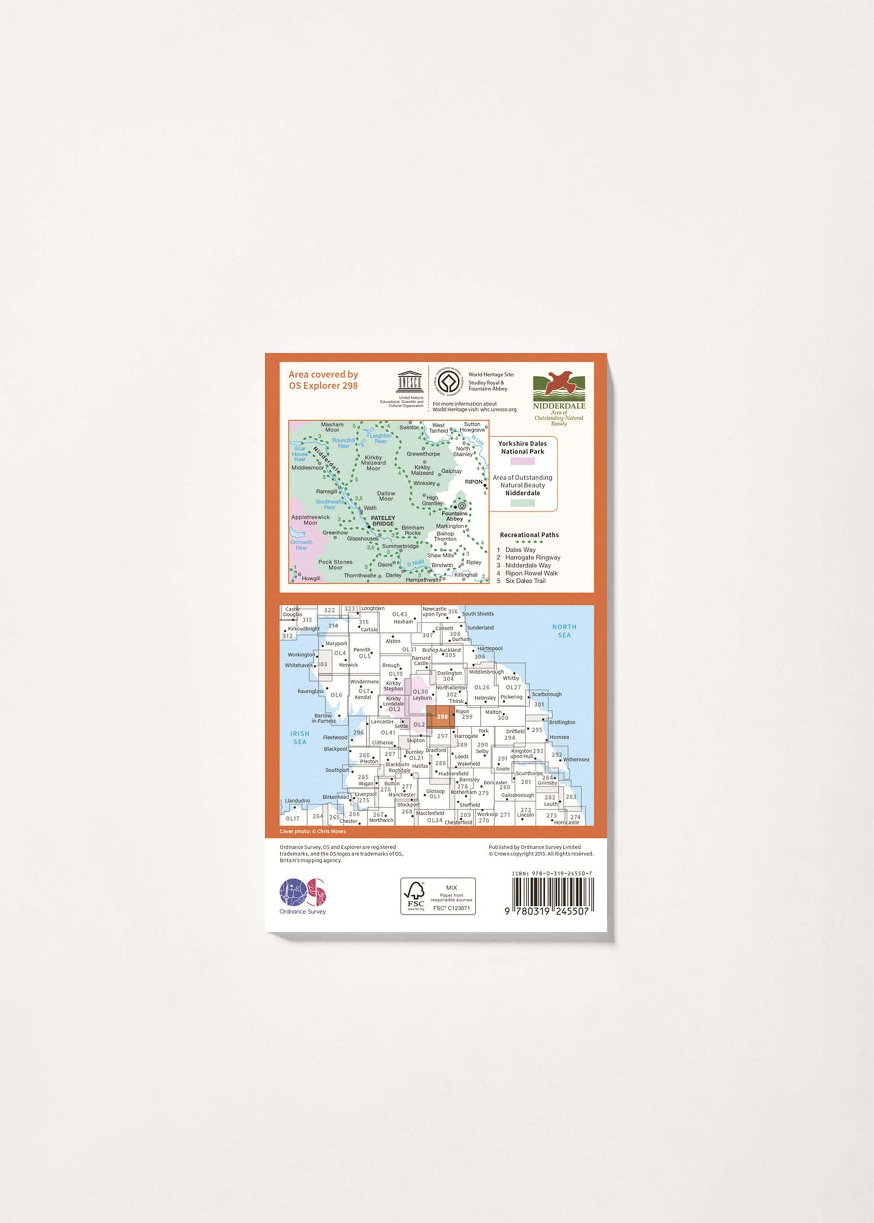 Image - 2 - Nidderdale - OS Explorer 298 Map