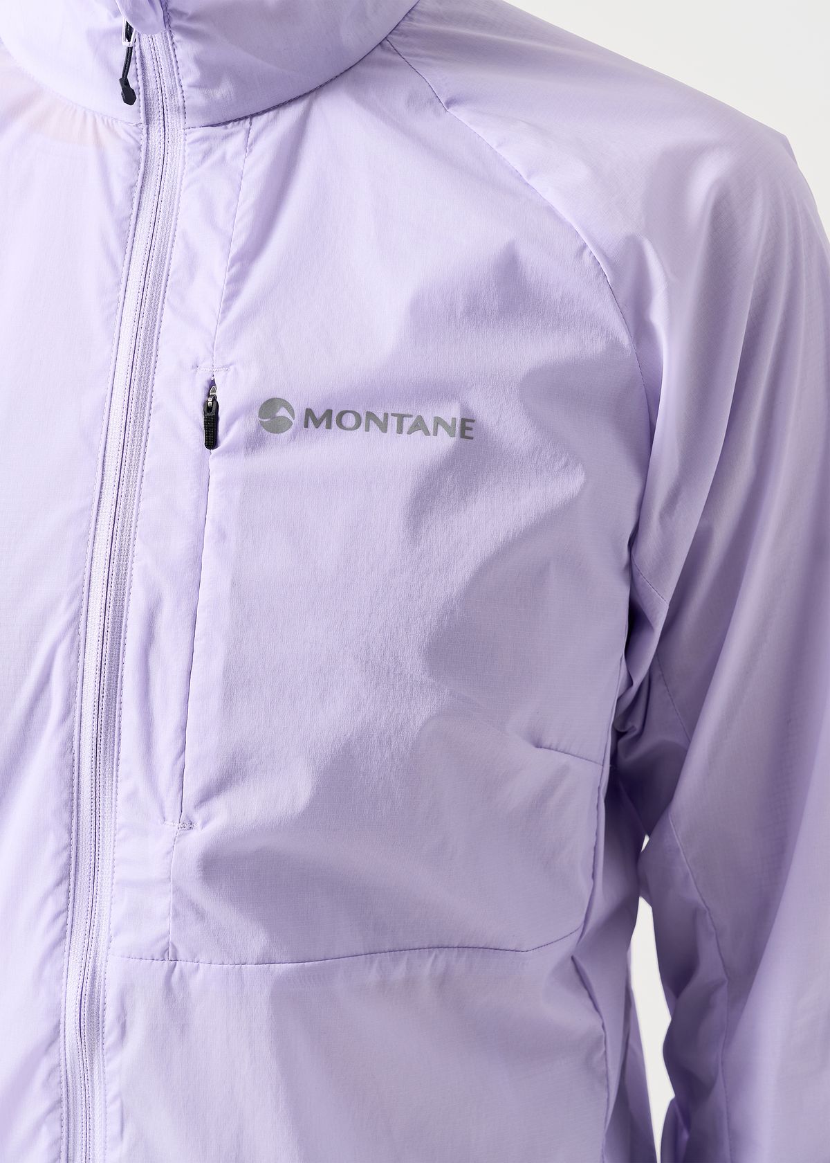 Zipped chest pocket