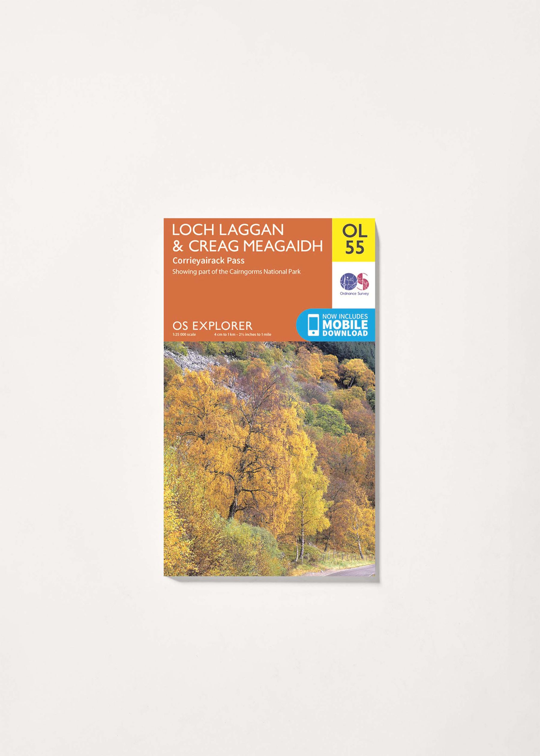 Image - 1 - Loch Laggan & Creag Meagaidh, Corrieyairack Pass - OS Explorer OL55 Map