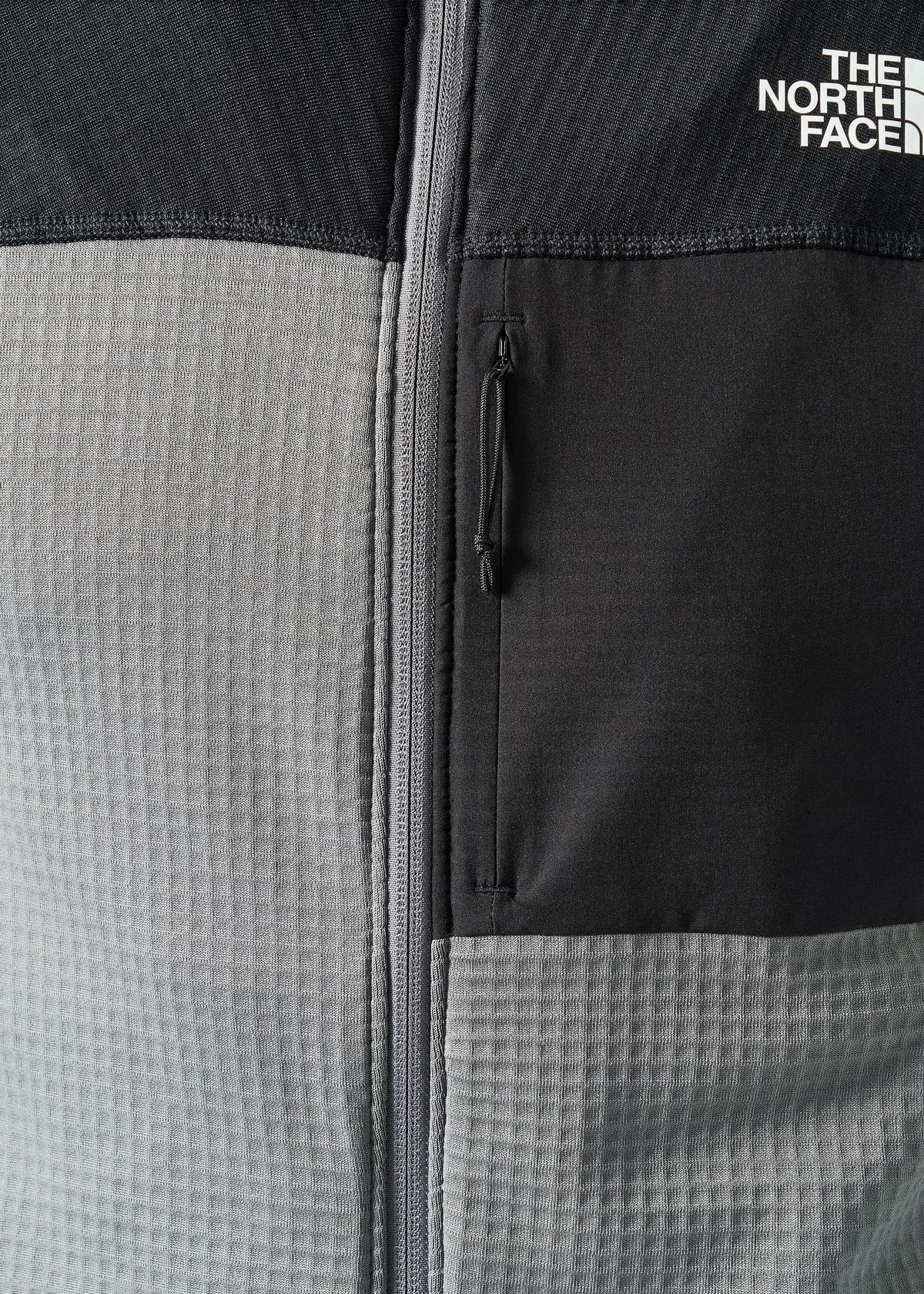 Zipped chest pocket