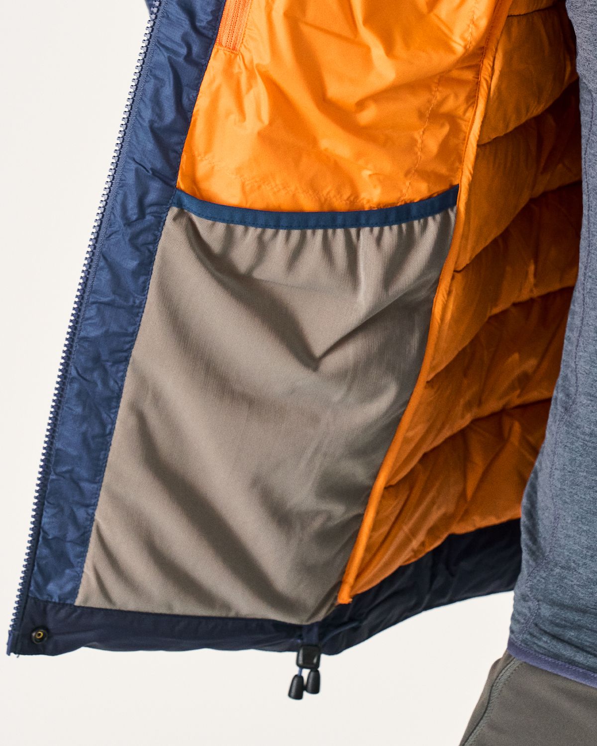  Internal drop pockets 