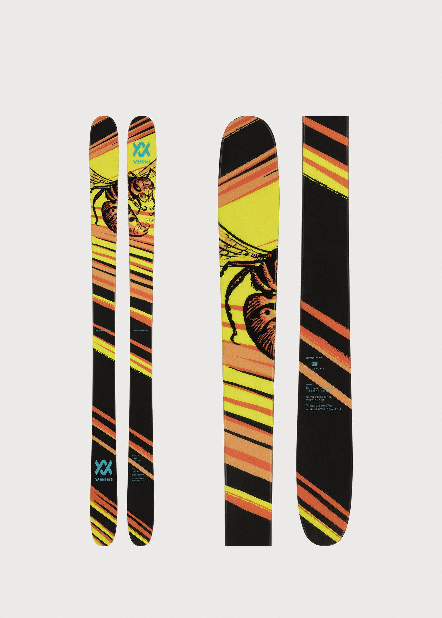 Volkl Revolt 96 Skis