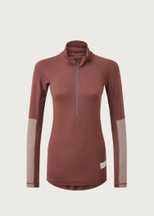 Flatiron 185 Merino Long Sleeve Zip Neck