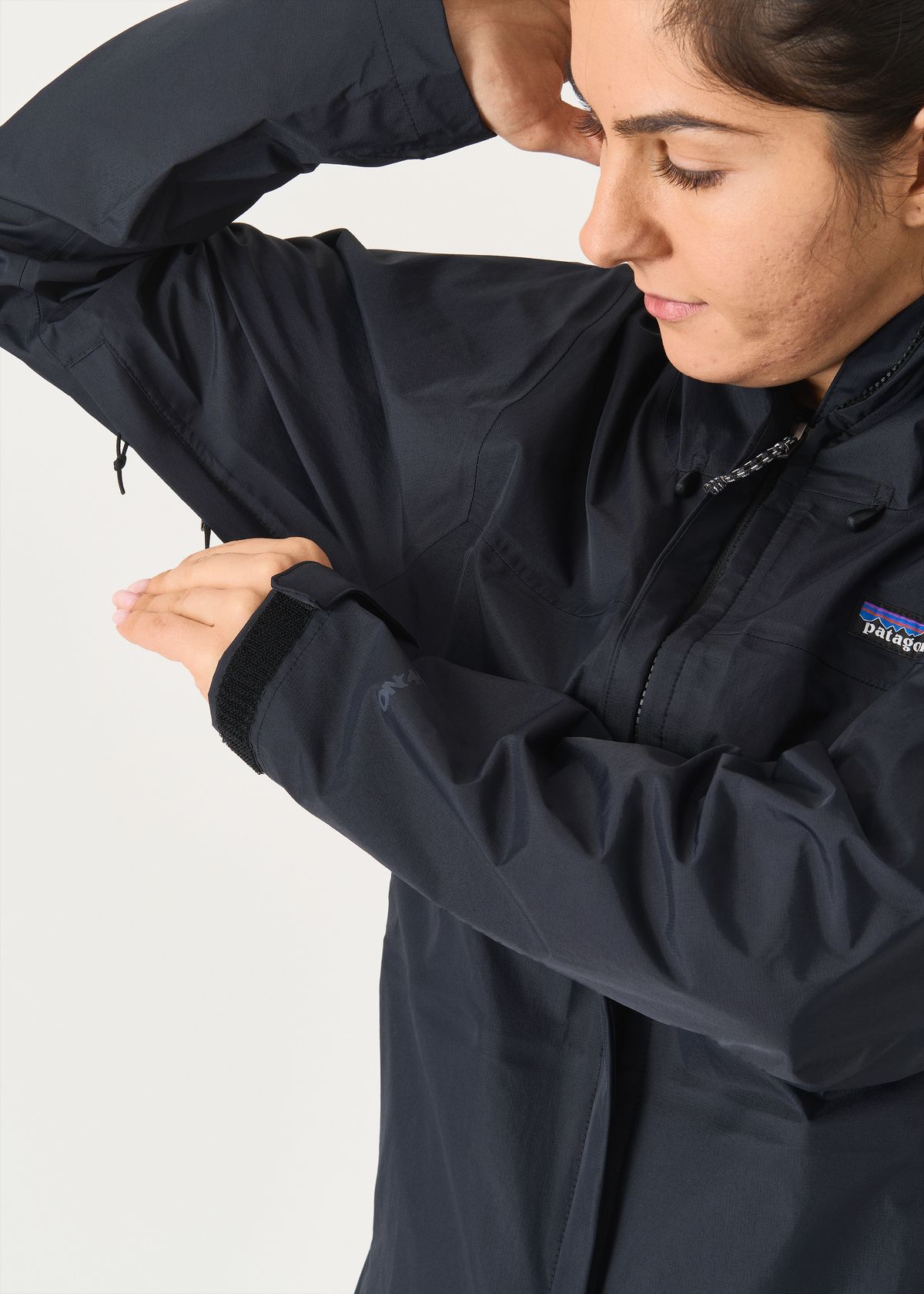 Pit zips with storm flaps 