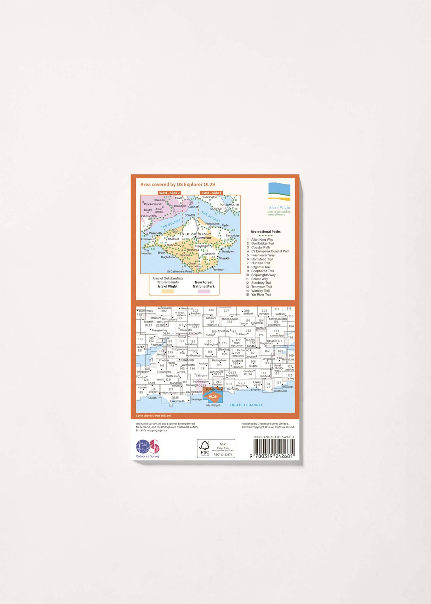 Image - 2 - Isle of Wight - OS Explorer OL29 Map