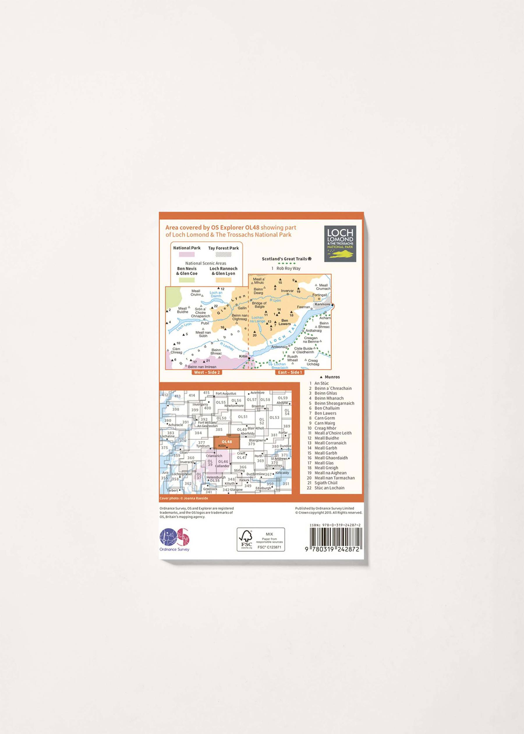 Image - 2 - Ben Lawers & Glen Lyon - OS Explorer OL48 Map
