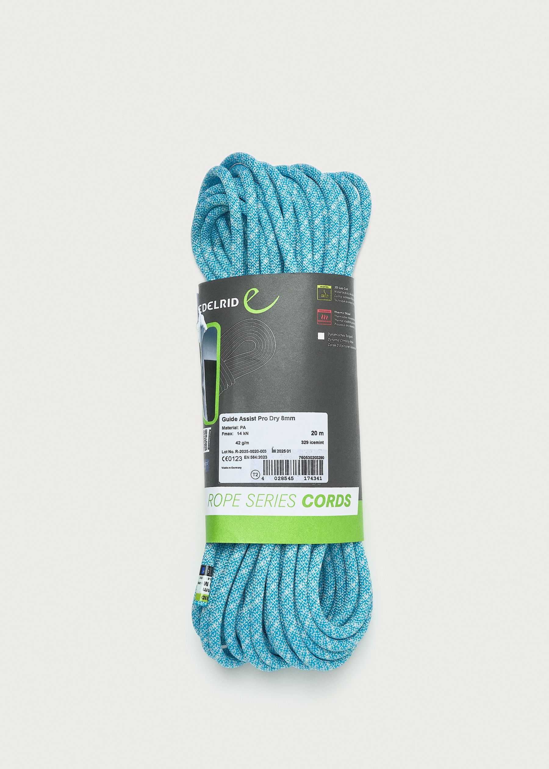 Image - 1 - Guide Assist Pro Dry 8.0mm x 20m Rope