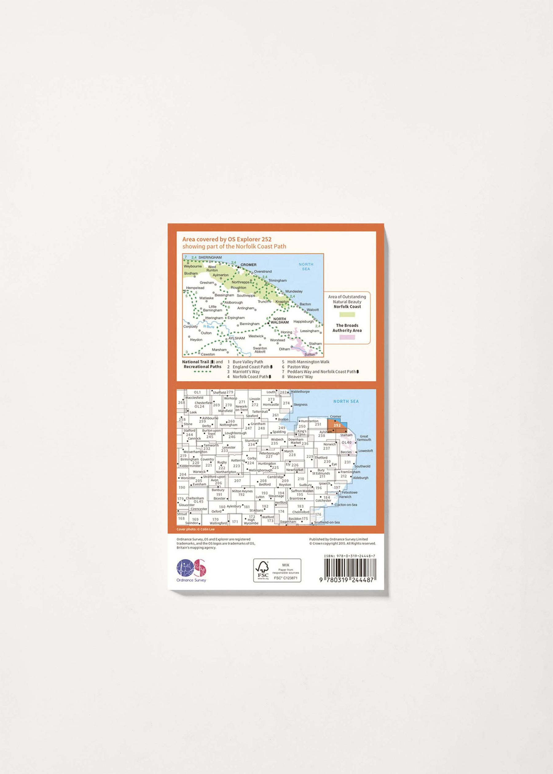 Image - 2 - Norfolk Coast East - OS Explorer 252 Map