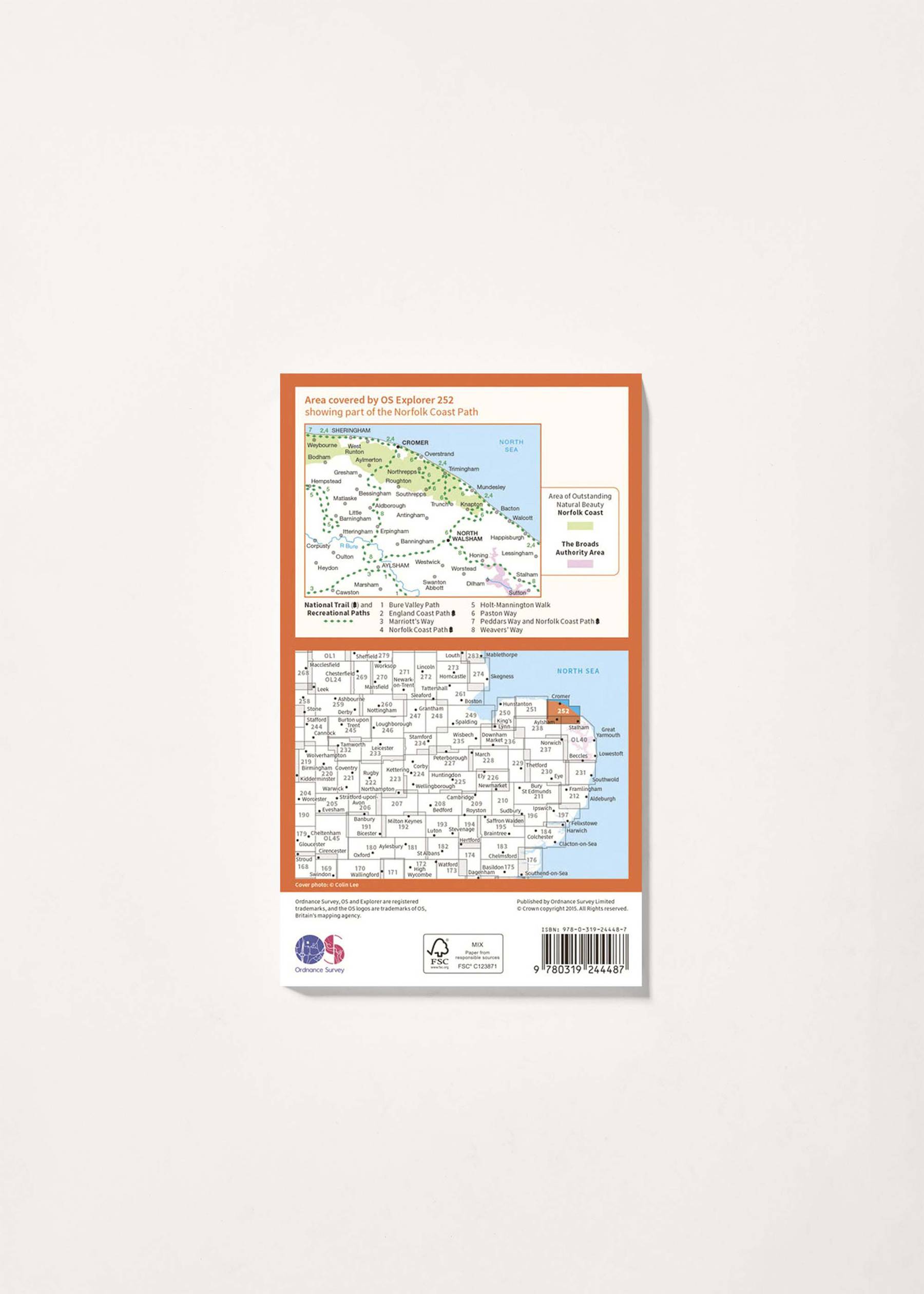 Image - 2 - Norfolk Coast East - OS Explorer 252 Map