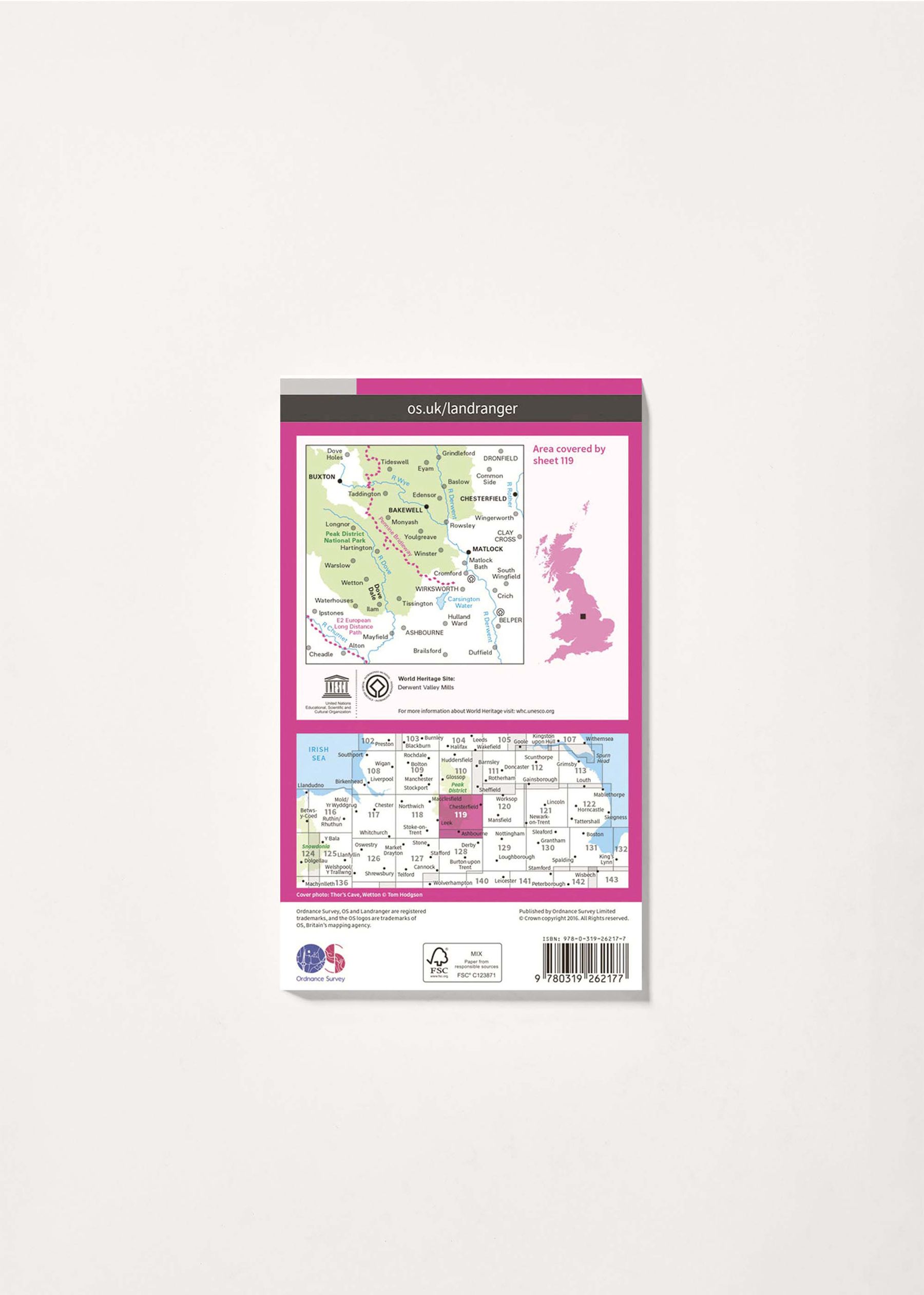 Image - 2 - Buxton, Matlock, Bakewell & Dove Dale - Landranger 119 Map