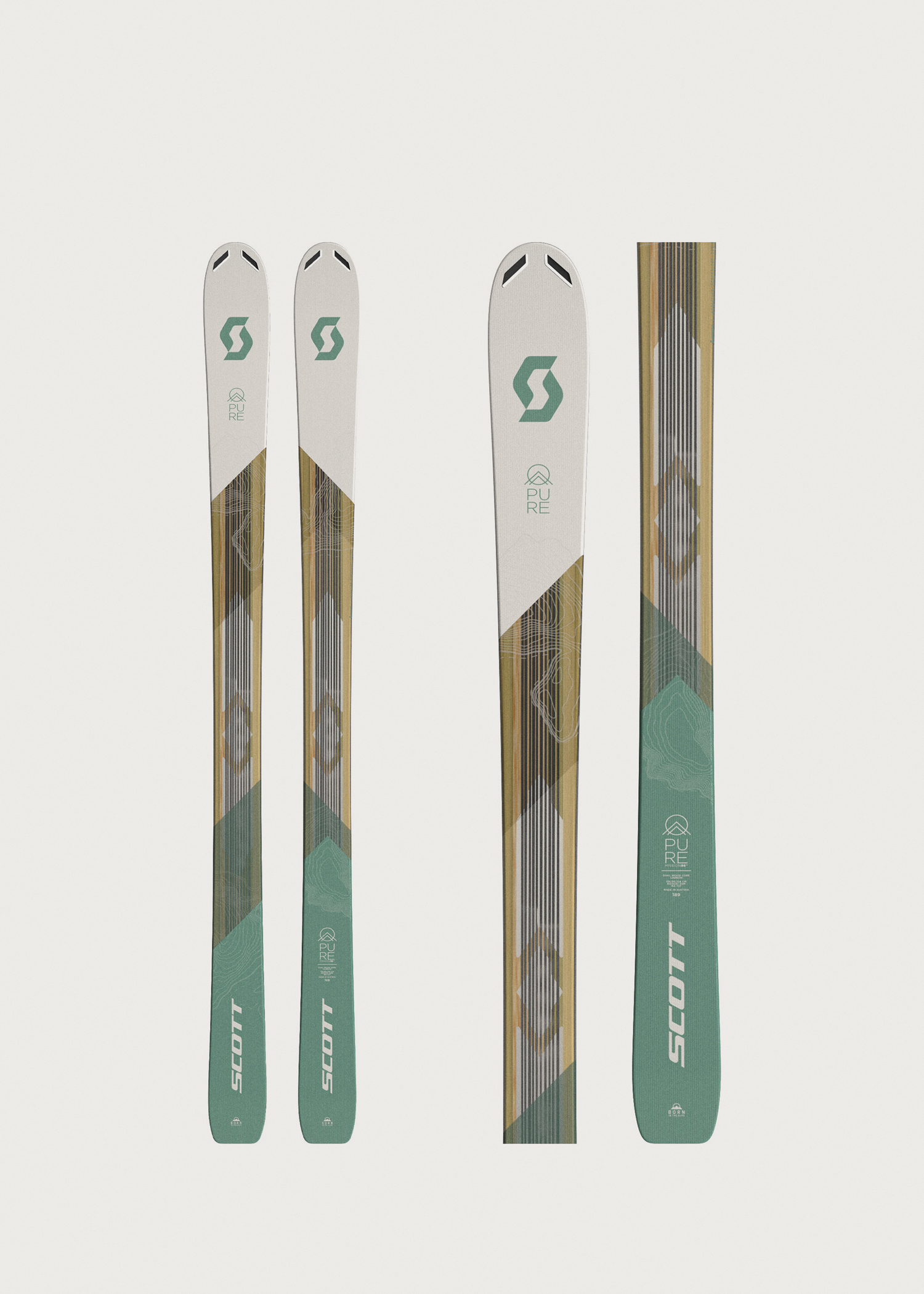 SCOTT PUREMISSION 98 W's スキー 175cm SCOTT Pure Mission 98Ti Women's Ski
