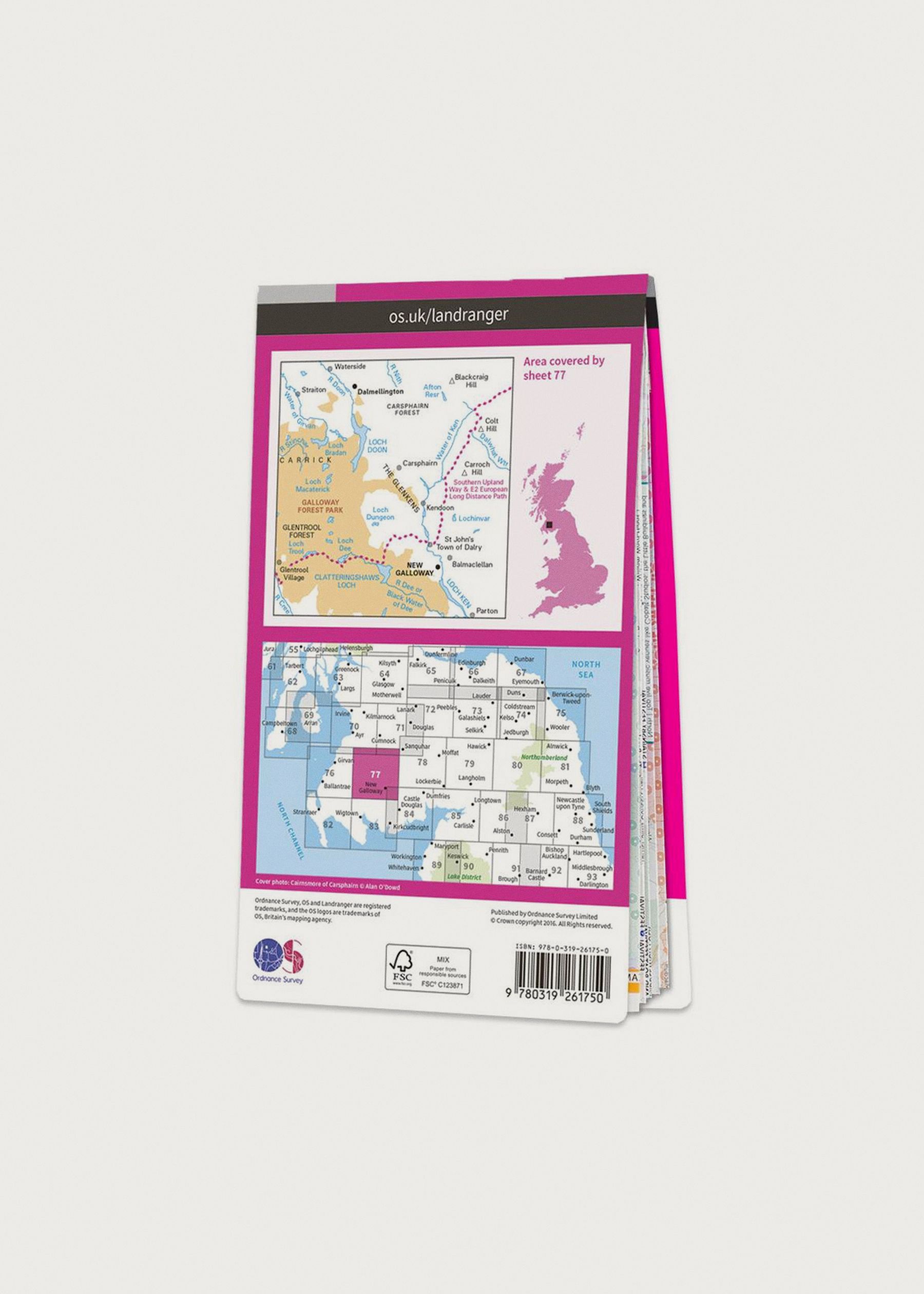 Image - 2 - Dalmellington, New Galloway & Galloway Forest Park - Landranger 77 Map
