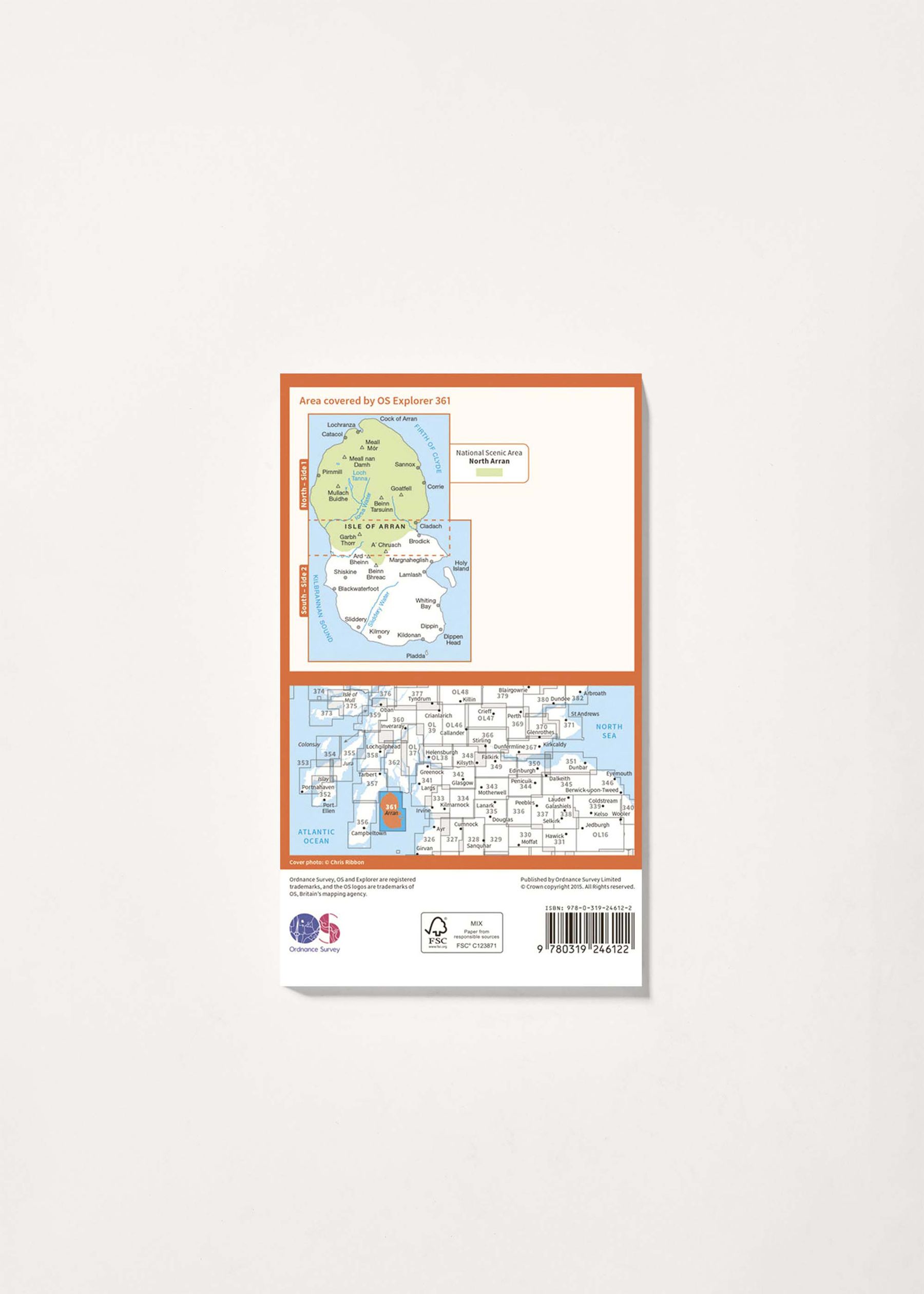 Image - 2 - Isle of Arran - OS Explorer 361 Map