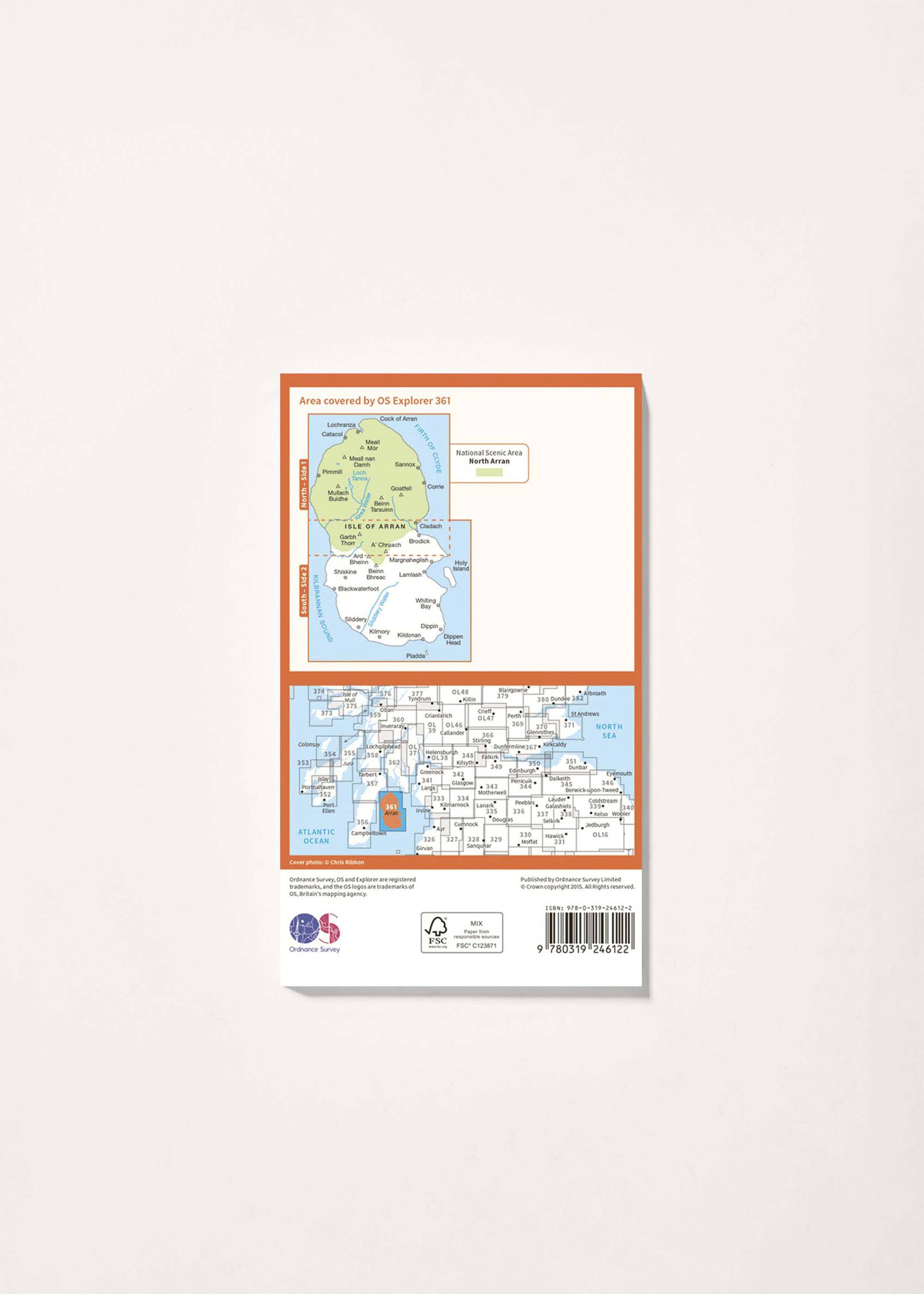 Image - 2 - Isle of Arran - OS Explorer 361 Map