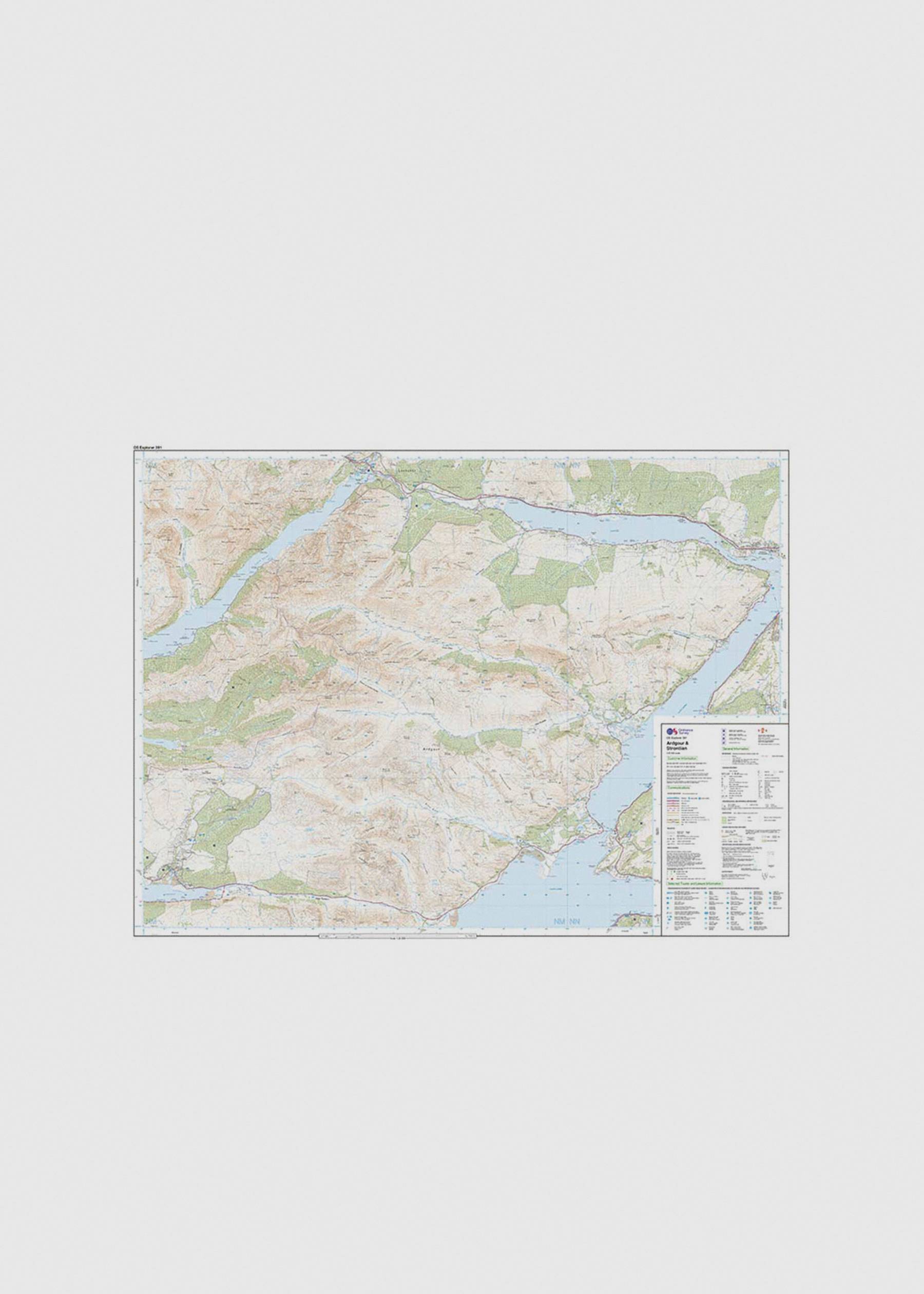 Image - 3 - Ardgour & Strontian - OS Explorer Active 391 Map