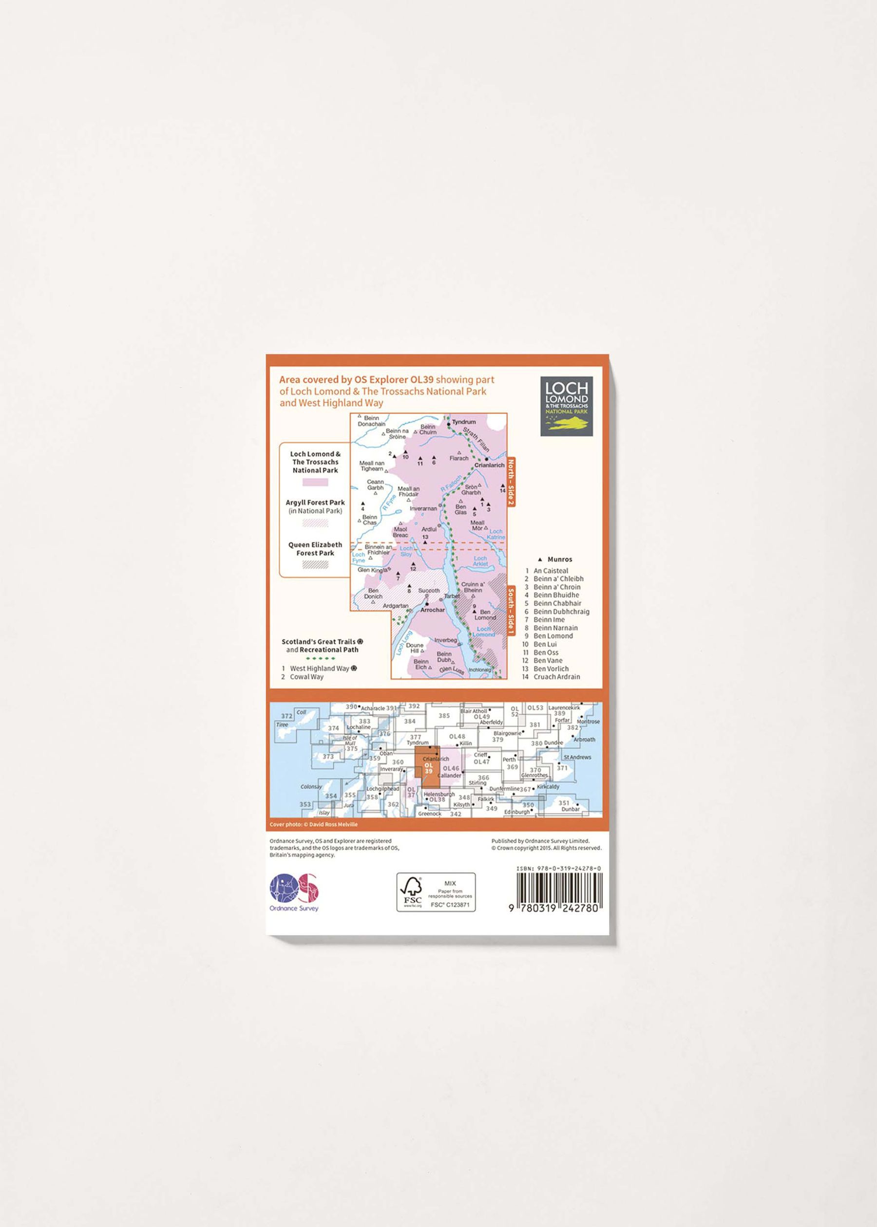 Image - 2 - Loch Lomond North - OS Explorer OL39 Map