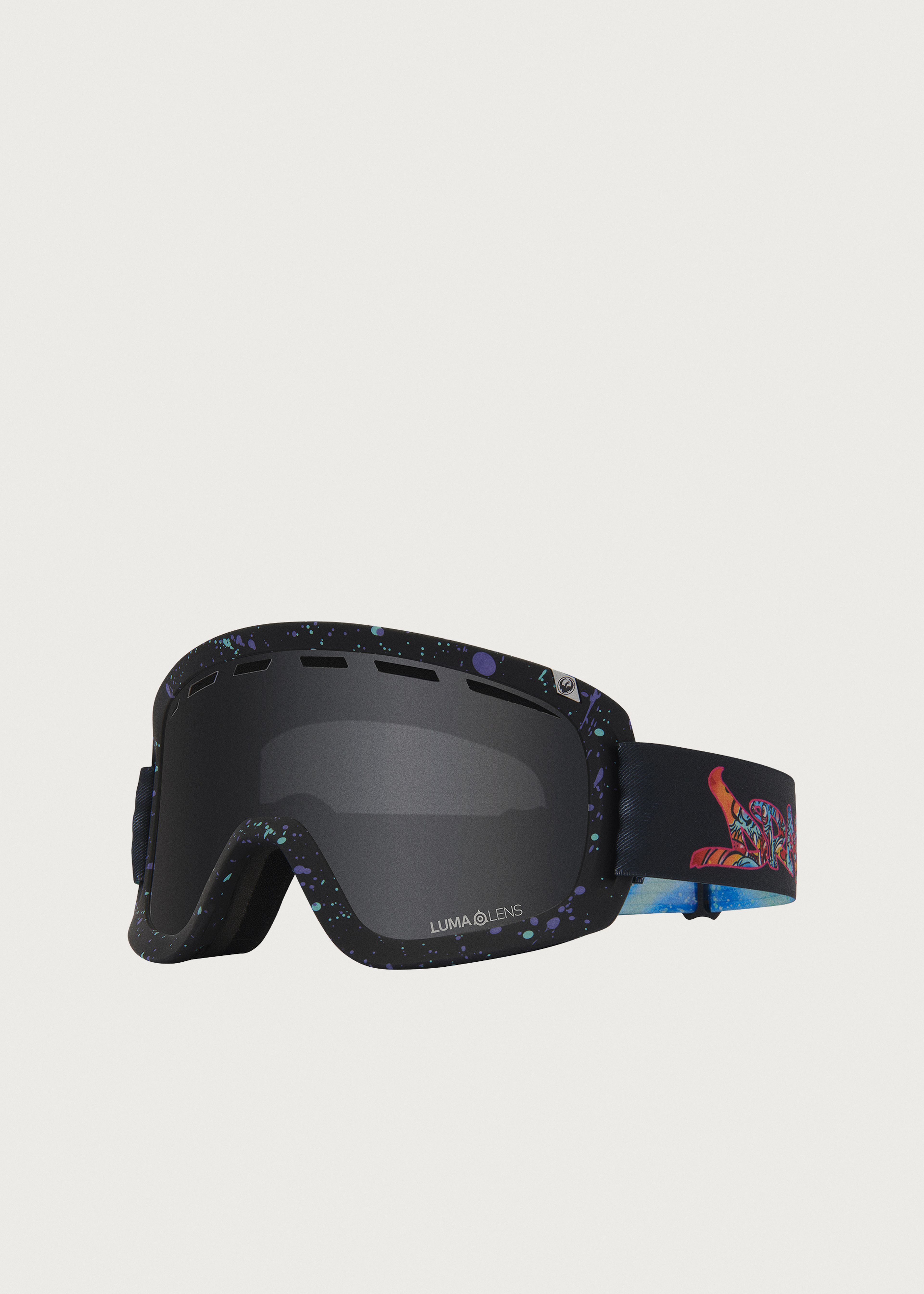 Dragon D1 Rattle Can / Lumalens Dark Smoke Goggles