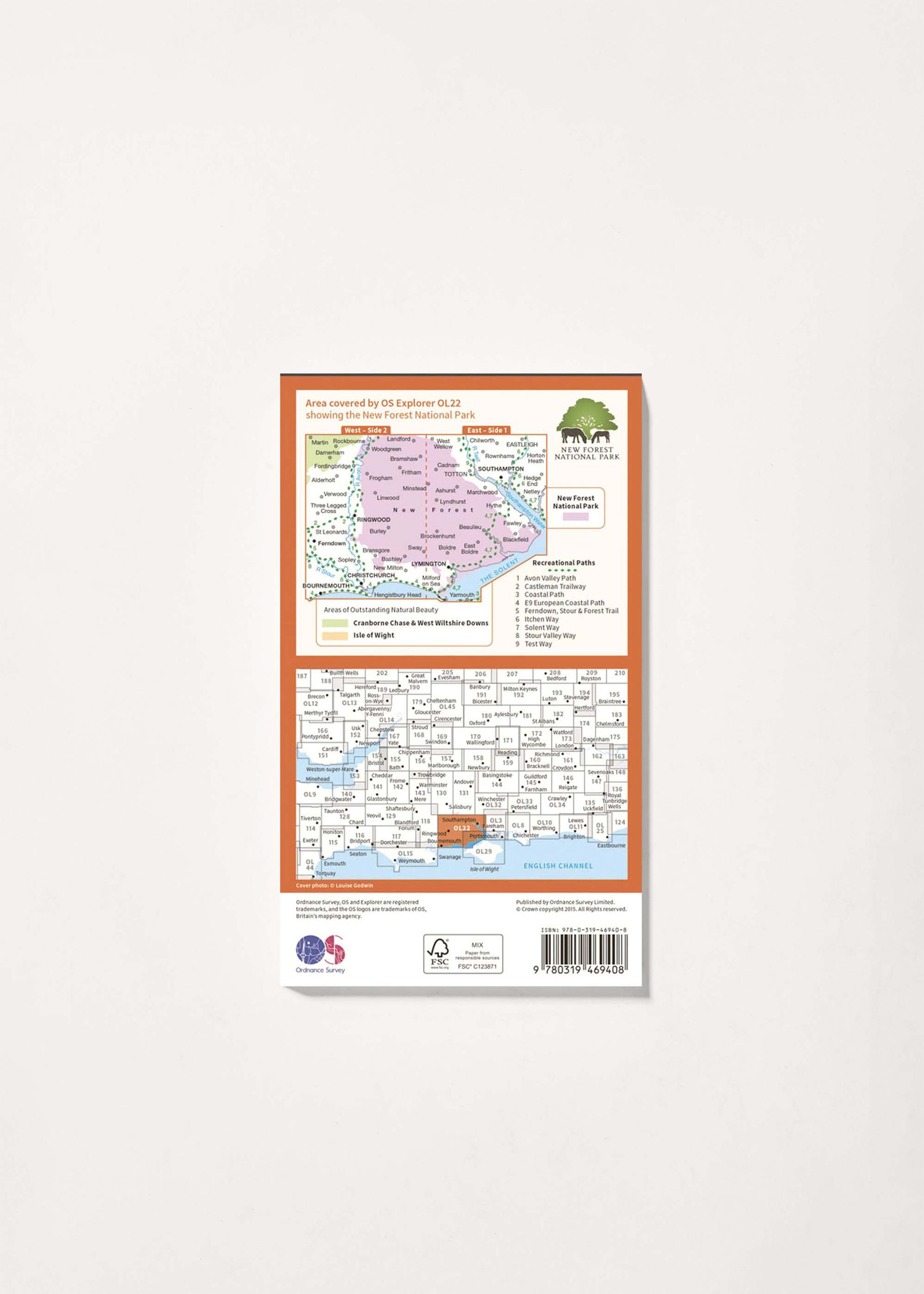 Image - 2 - New Forest - OS Explorer Active OL22 Map